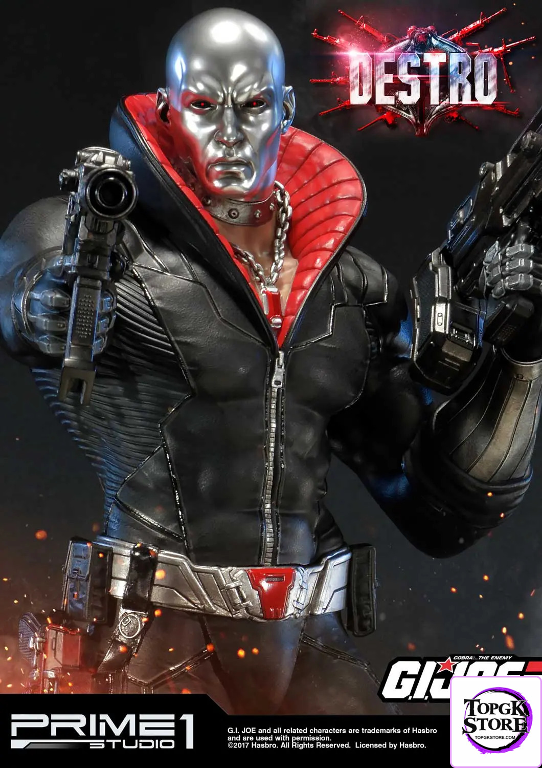 Prime 1 Studio – Premium Masterline G.I. Joe Destro PMGJ-04 PMGJ-04EX (Licensed) - Photo 1 | TopGKStore