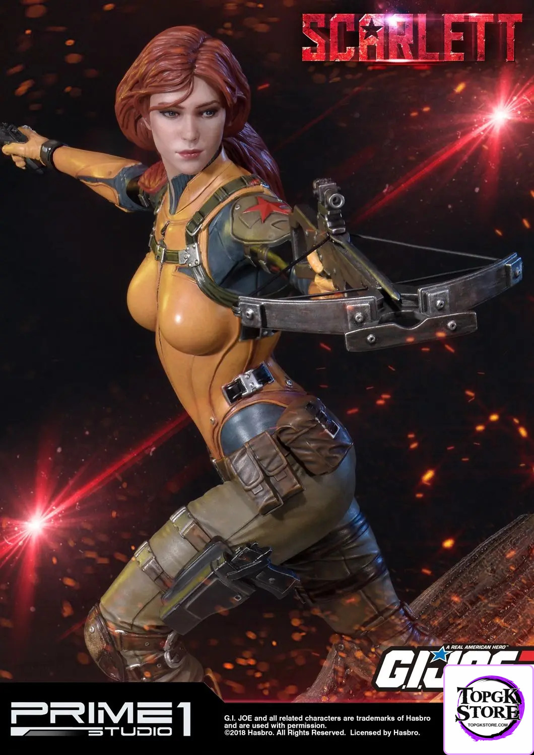 Prime 1 Studio – Premium Masterline G.I. Joe Scarlett PMGJ-05 PMGJ-05EX (Licensed) - Photo 1 | TopGKStore