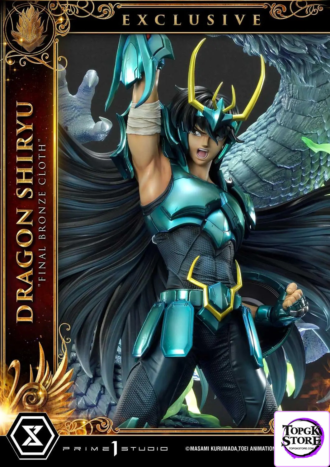 Prime 1 Studio – Premium Masterline Saint Seiya Dragon Shiryu PMKZ-02 PMKZ-02EX(Licensed) - Photo 1 | TopGKStore