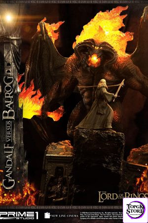 Prime 1 Studio – Premium Masterline The Lord of the Rings (Film) Gandalf Versus Balrog PMLOTR-02 PMLOTR-02EX (Licensed)