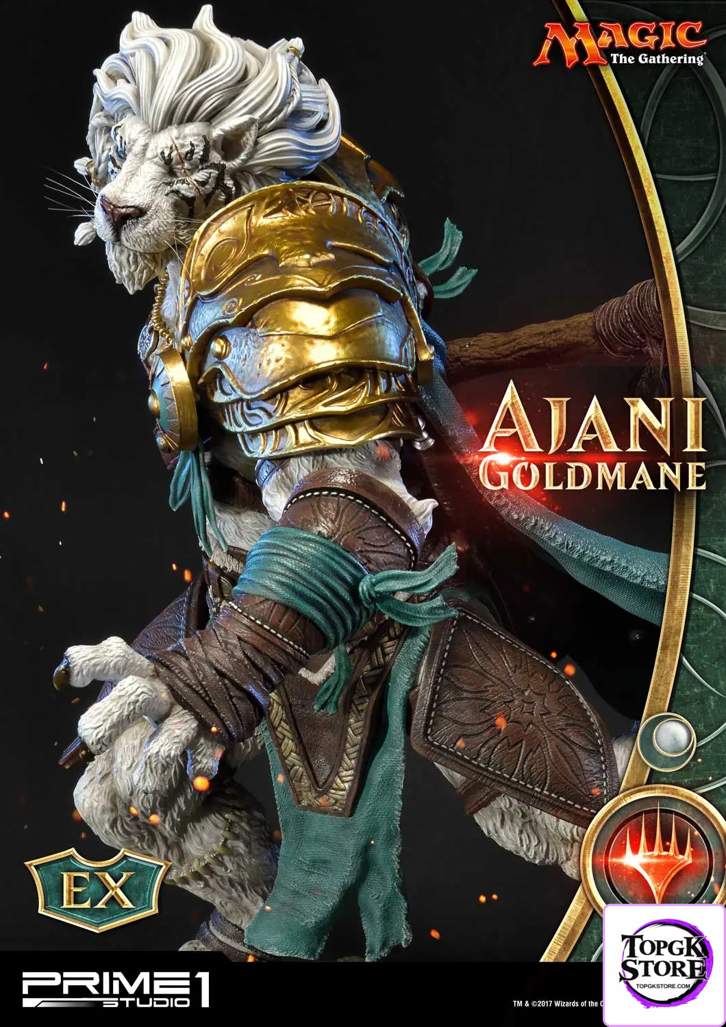 Prime 1 Studio – Premium Masterline Magic: The Gathering Ajani Goldmane PMMTG-02 PMMTG-02EX (Licensed) - Photo 12 | Top