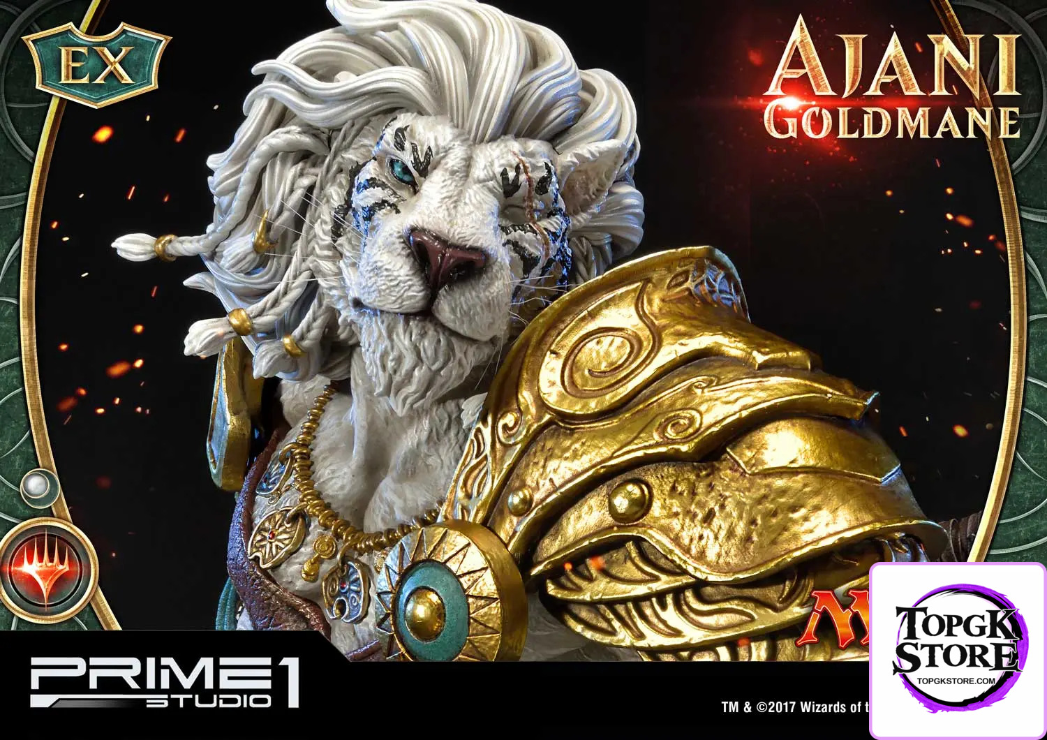 Prime 1 Studio – Premium Masterline Magic: The Gathering Ajani Goldmane PMMTG-02 PMMTG-02EX (Licensed) - Photo 13 | Top