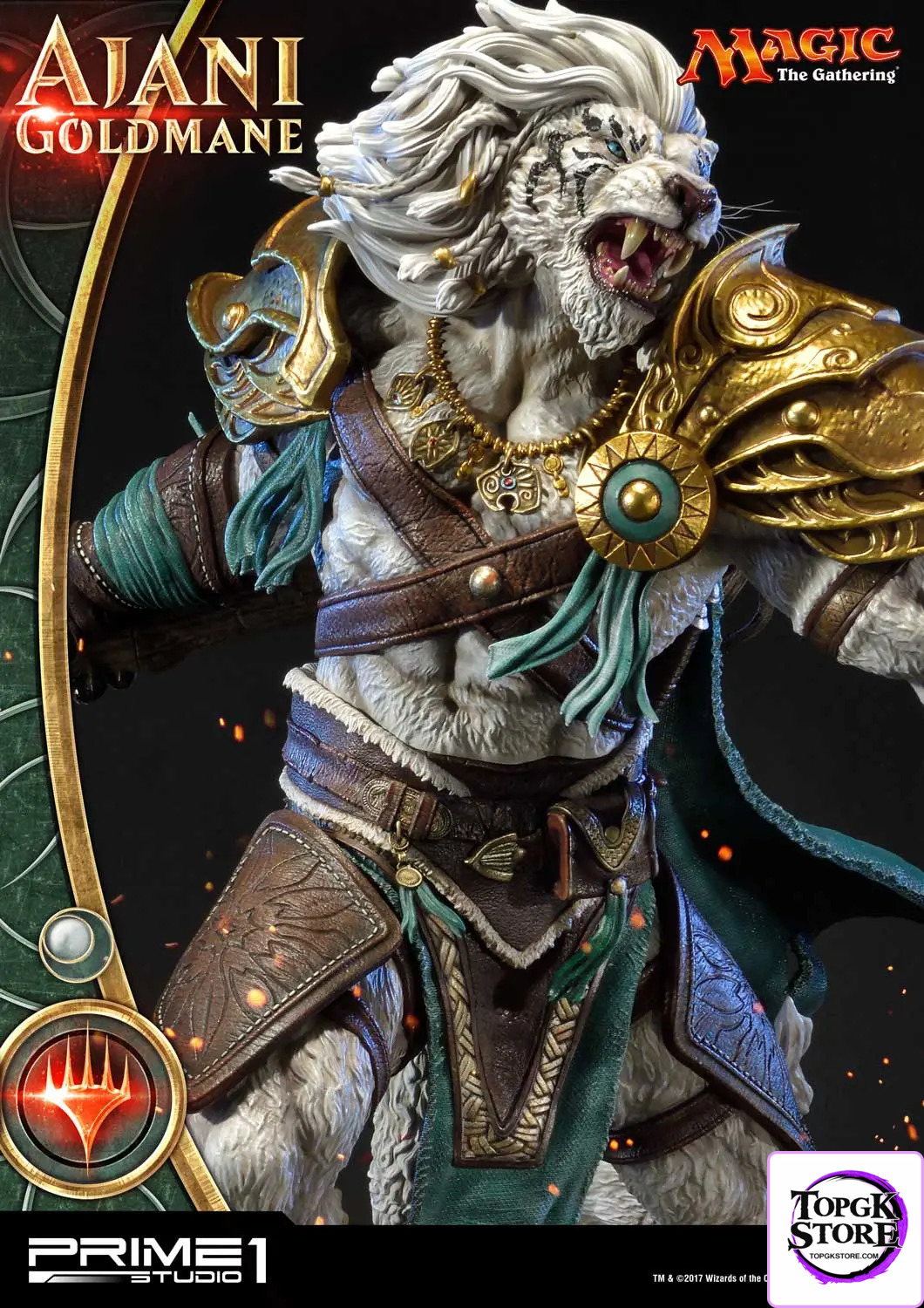 Prime 1 Studio – Premium Masterline Magic: The Gathering Ajani Goldmane PMMTG-02 PMMTG-02EX (Licensed) - Photo 15 | Top