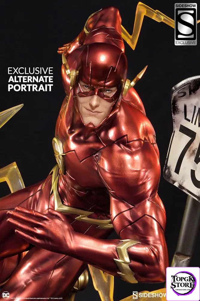 Prime 1 Studio – Premium Masterline Justice League: Origin (The New 52!) The Flash PMN52-04 PMN52-04EX (Licensed) - Pho