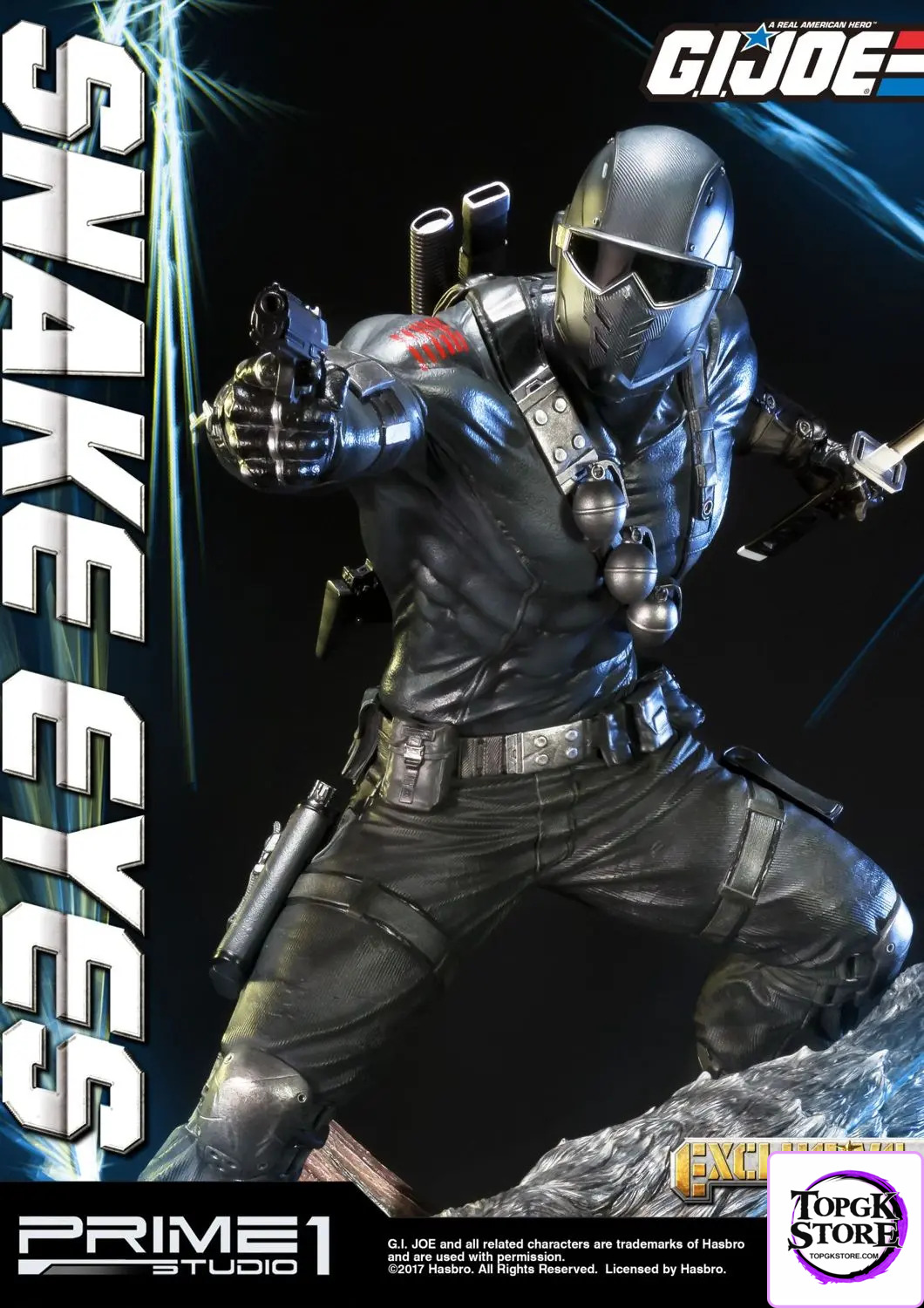 Prime 1 Studio – Premium Masterline G.I. Joe Snake Eyes PMGJ-01 PMGJ-01EX(Licensed) - Photo 1 | TopGKStore