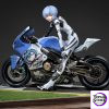 Dragon Stone Studio – Neon Genesis Evangelion Motorcycle Soryu Asuka Langley & Motorcycle Ayanami Rei 2.0 - Photo 1