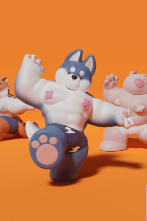 ROAR Studio – WILD SWIMMING CLUB Lightning X Ham X Little Wang (Licensed) - Photo 1 | TopGKStore