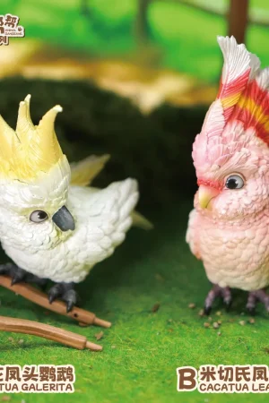 Animal BangBang Studio – Original “What bird?” Series Sunflower Parrot & Mitchell Parrot (Licensed) - P
