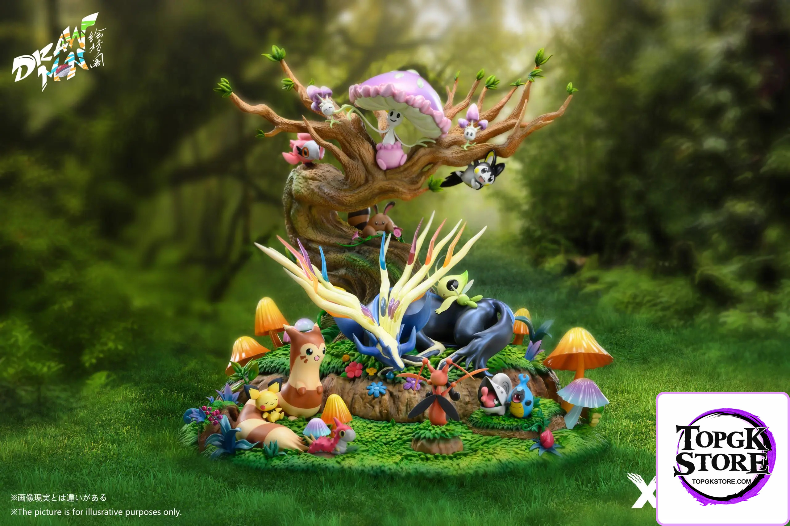 Drawmon Studio – Pokémon Forest Chapter Sleeping Xerneas - Photo 1 | TopGKStore