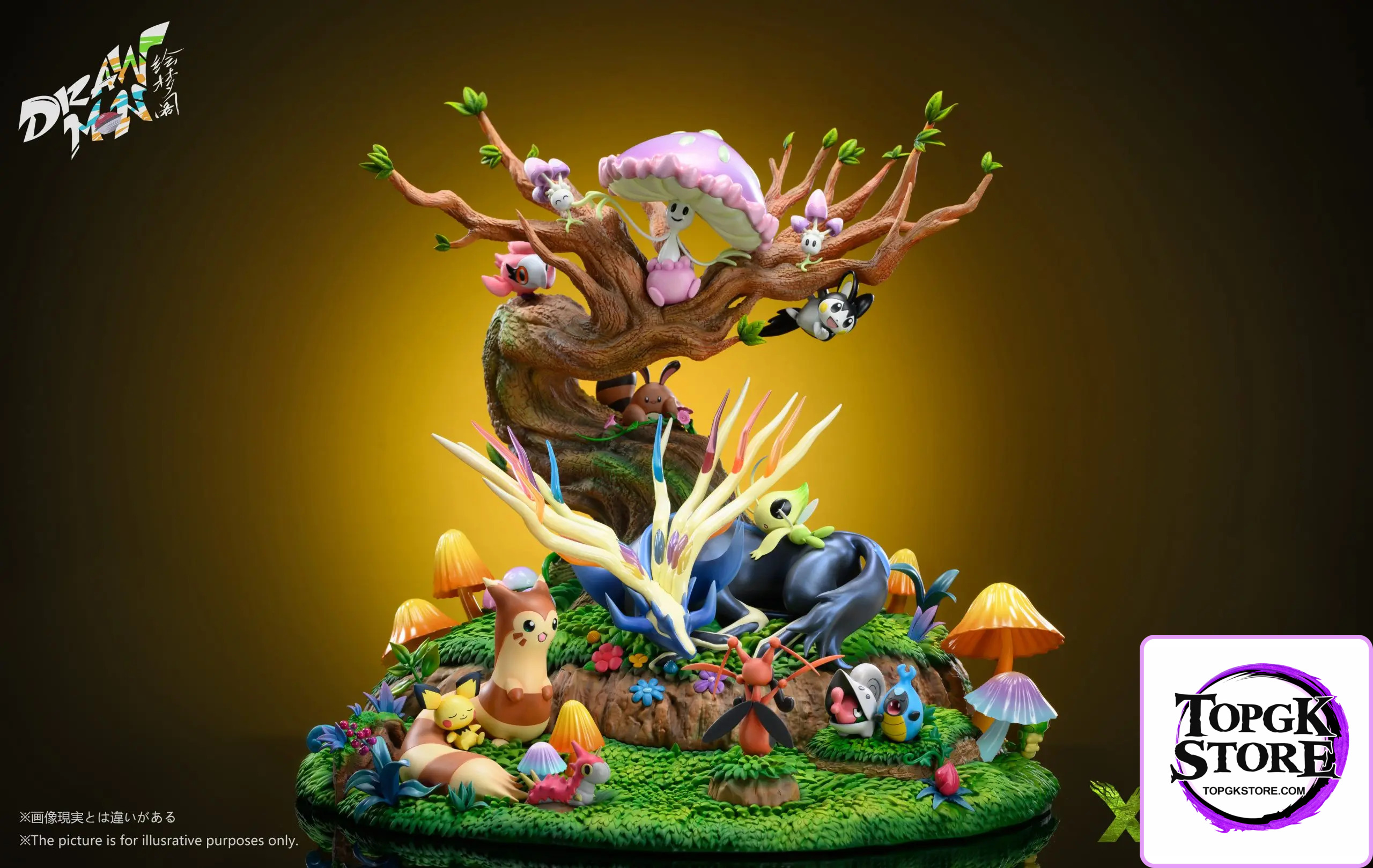Drawmon Studio – Pokémon Forest Chapter Sleeping Xerneas - Photo 3 | TopGKStore