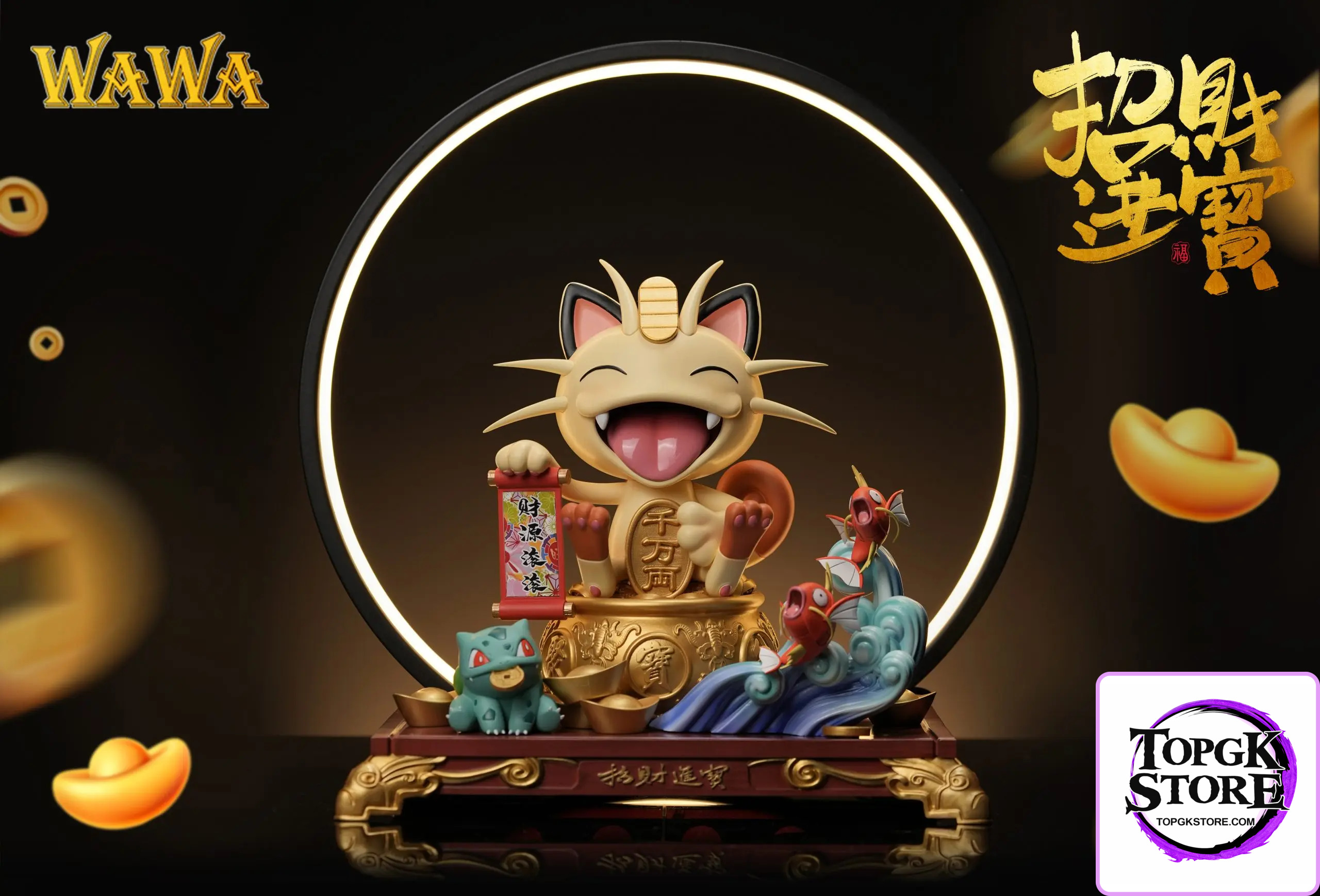 WAWA Studio – Pokémon Fortune Series Meowth - Photo 1 | TopGKStore