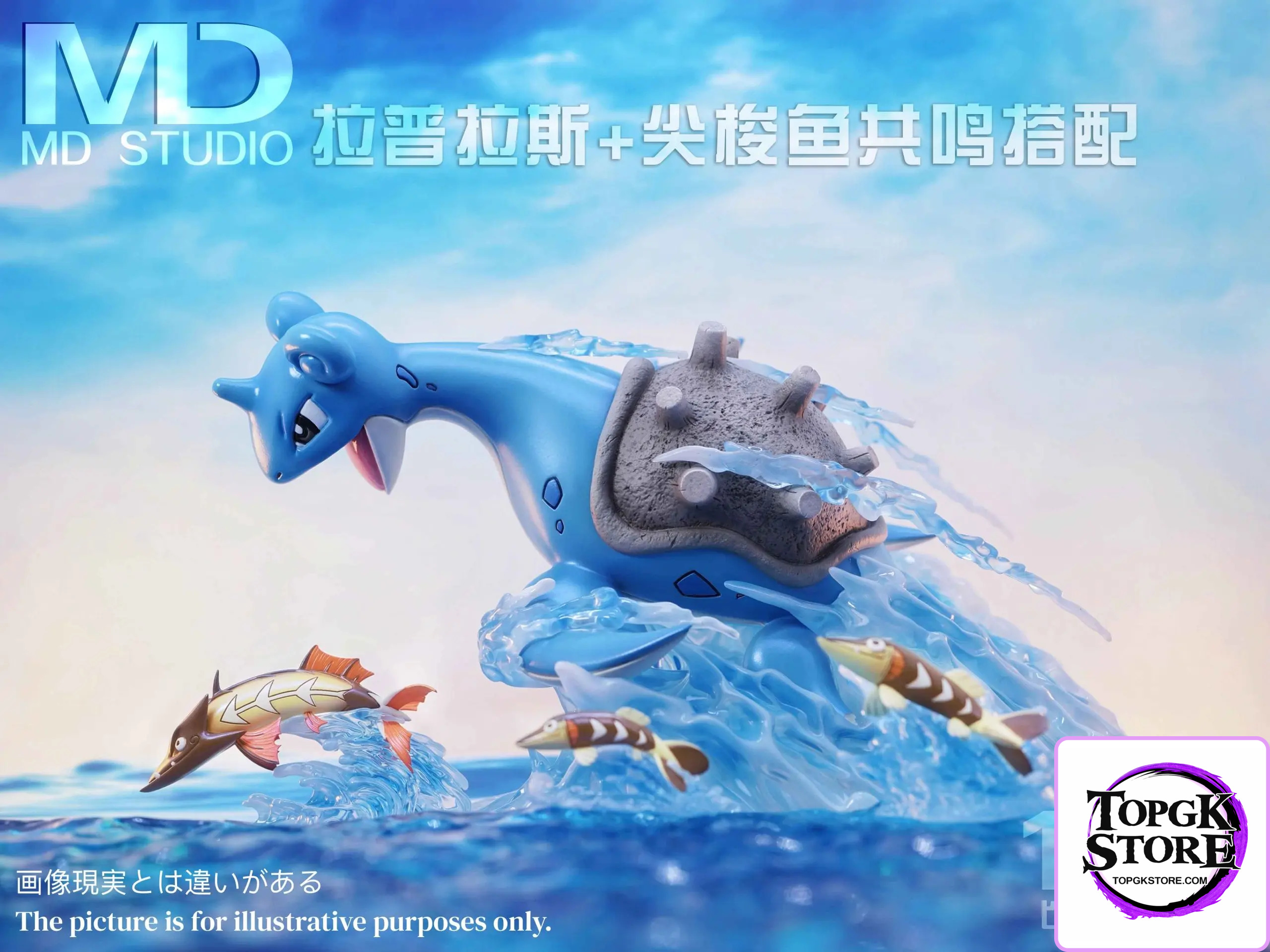 MD Studio – Pokémon Lapras & Barraskewda Evolution Set - Photo 1 | TopGKStore