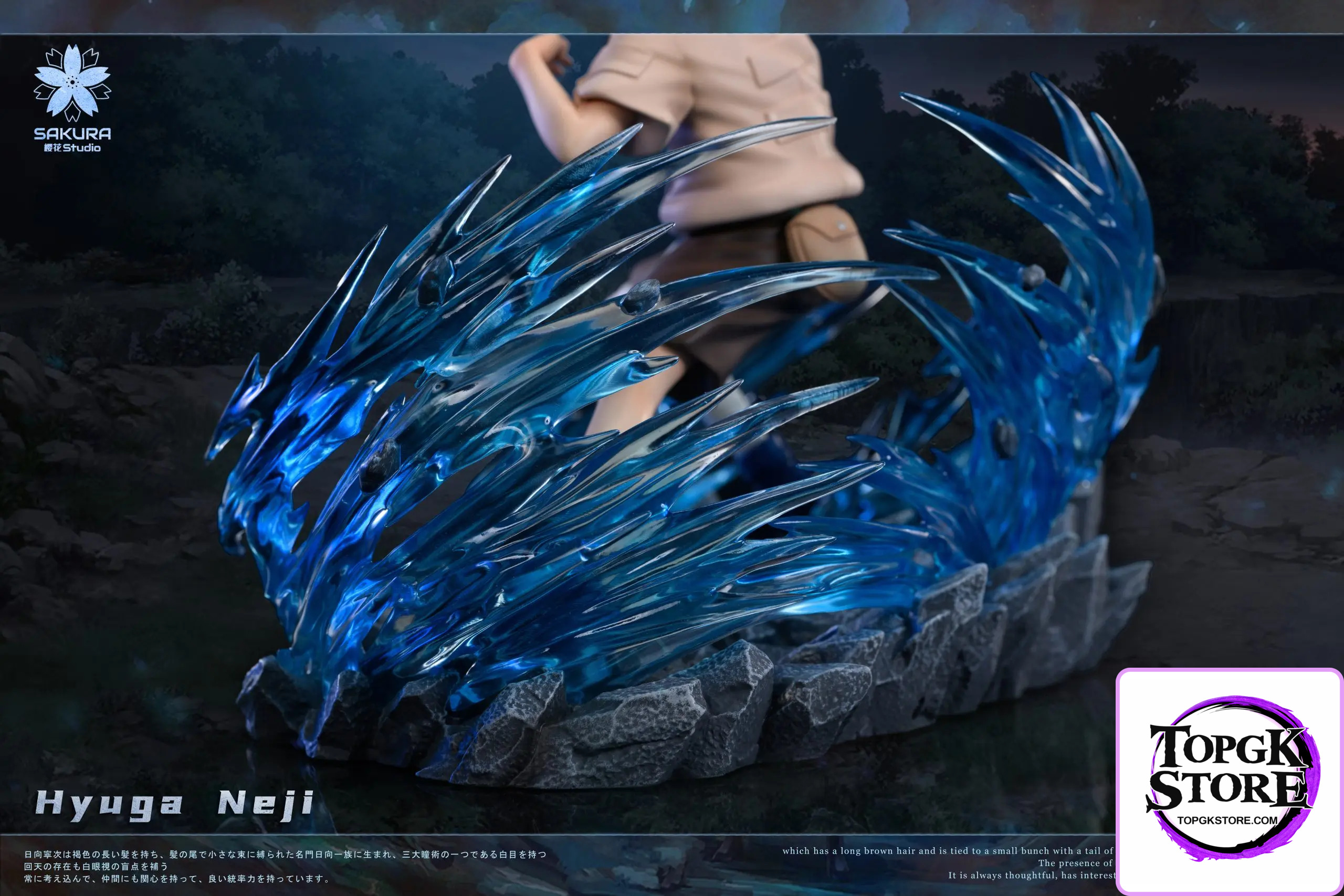 SAKURA Studio – Naruto Statue Series #4 Neji Hyuga - Photo 5 | TopGKStore