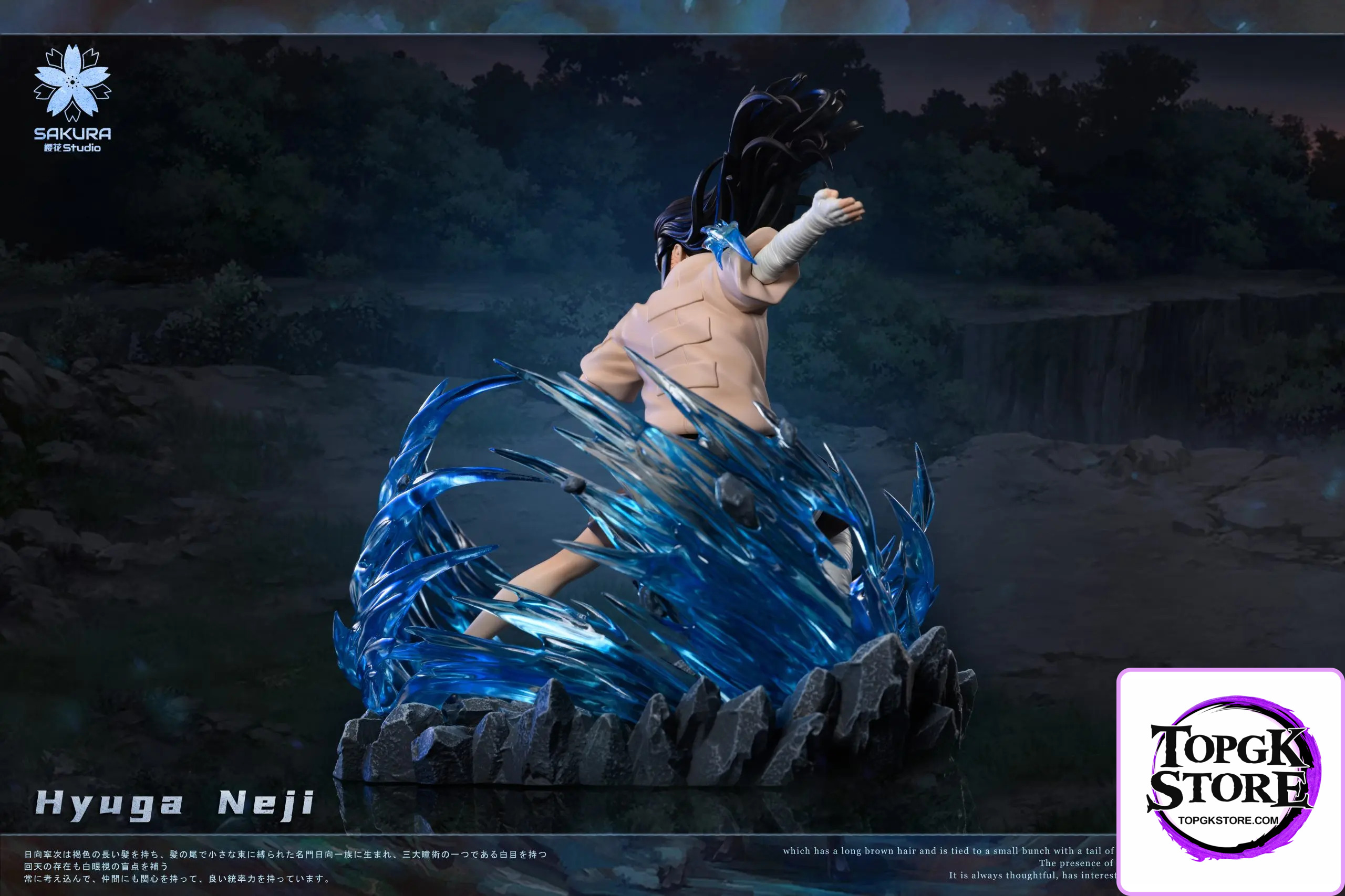 SAKURA Studio – Naruto Statue Series #4 Neji Hyuga - Photo 4 | TopGKStore