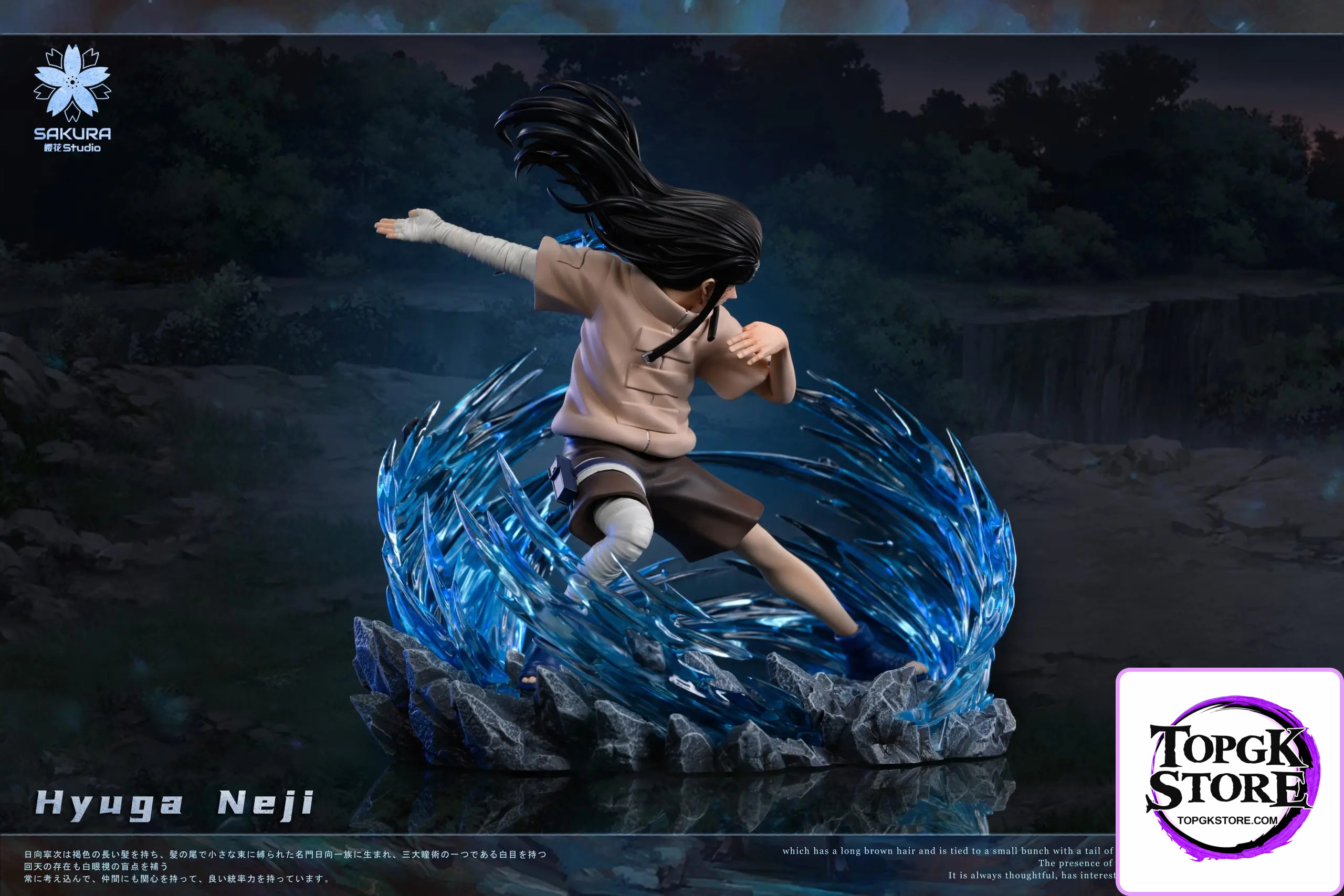 SAKURA Studio – Naruto Statue Series #4 Neji Hyuga - Photo 3 | TopGKStore