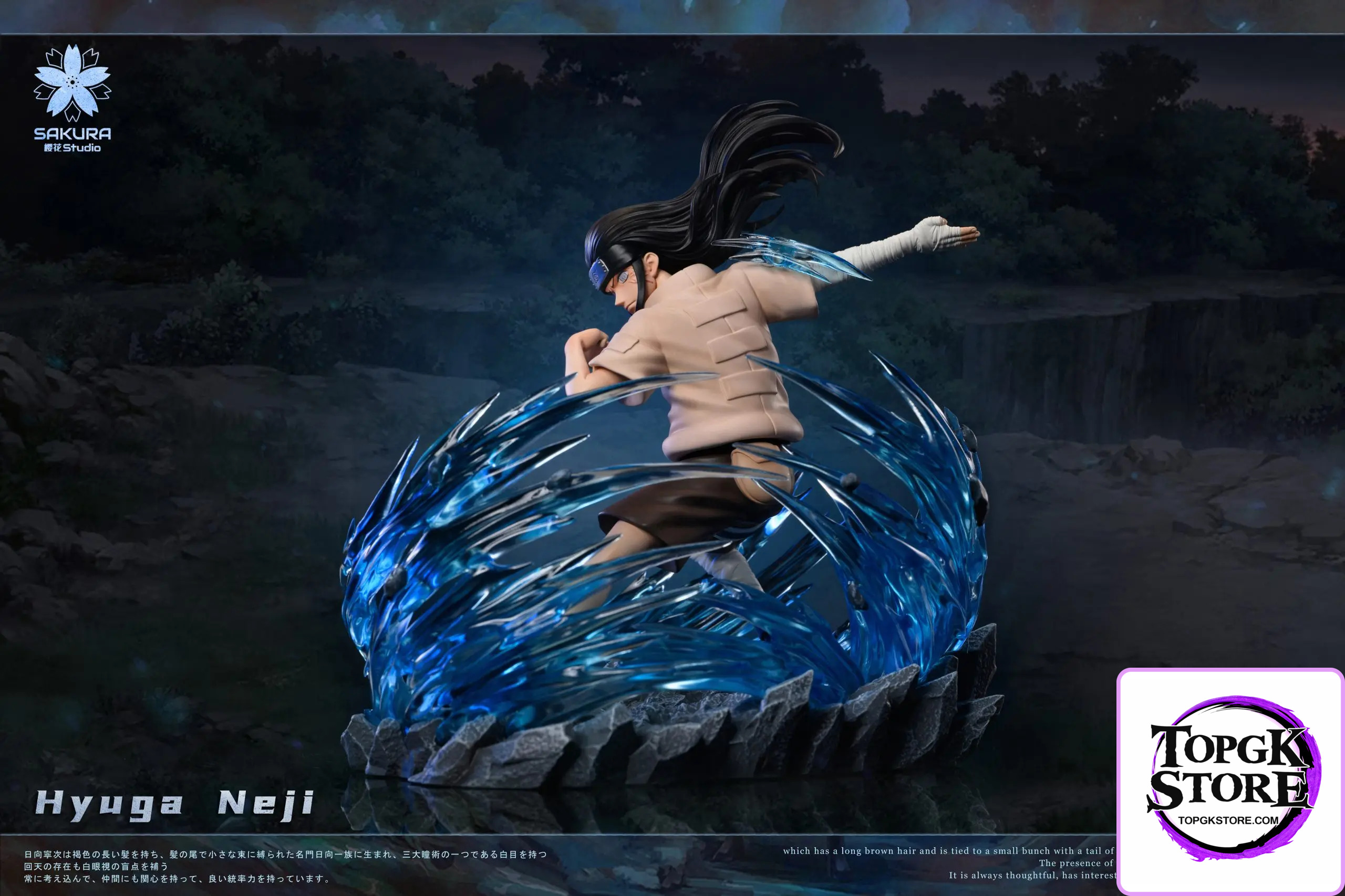 SAKURA Studio – Naruto Statue Series #4 Neji Hyuga - Photo 2 | TopGKStore