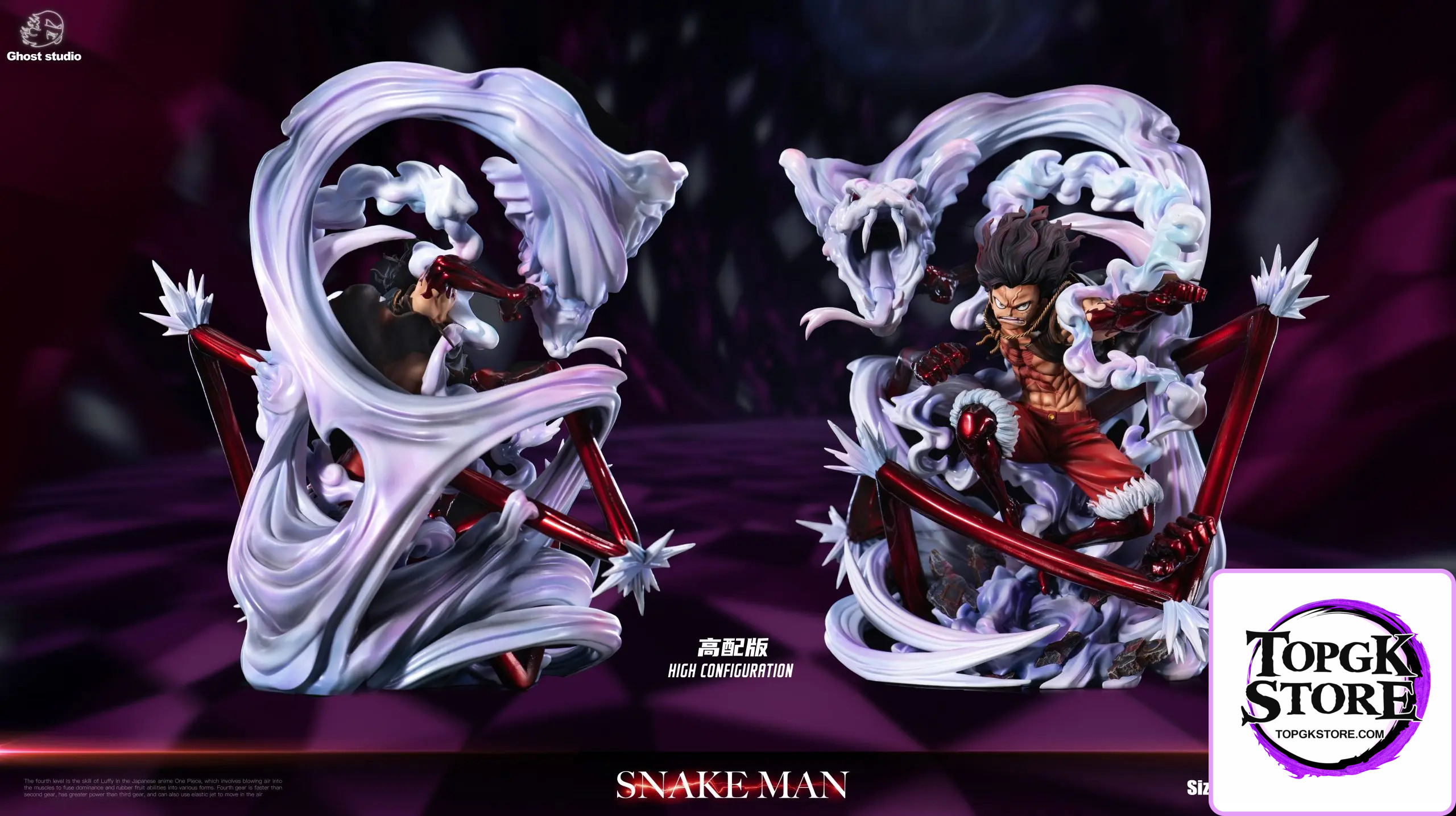 Ghost Studio – One Piece Gear 4 Snake Man Luffy - Photo 3 | TopGKStore