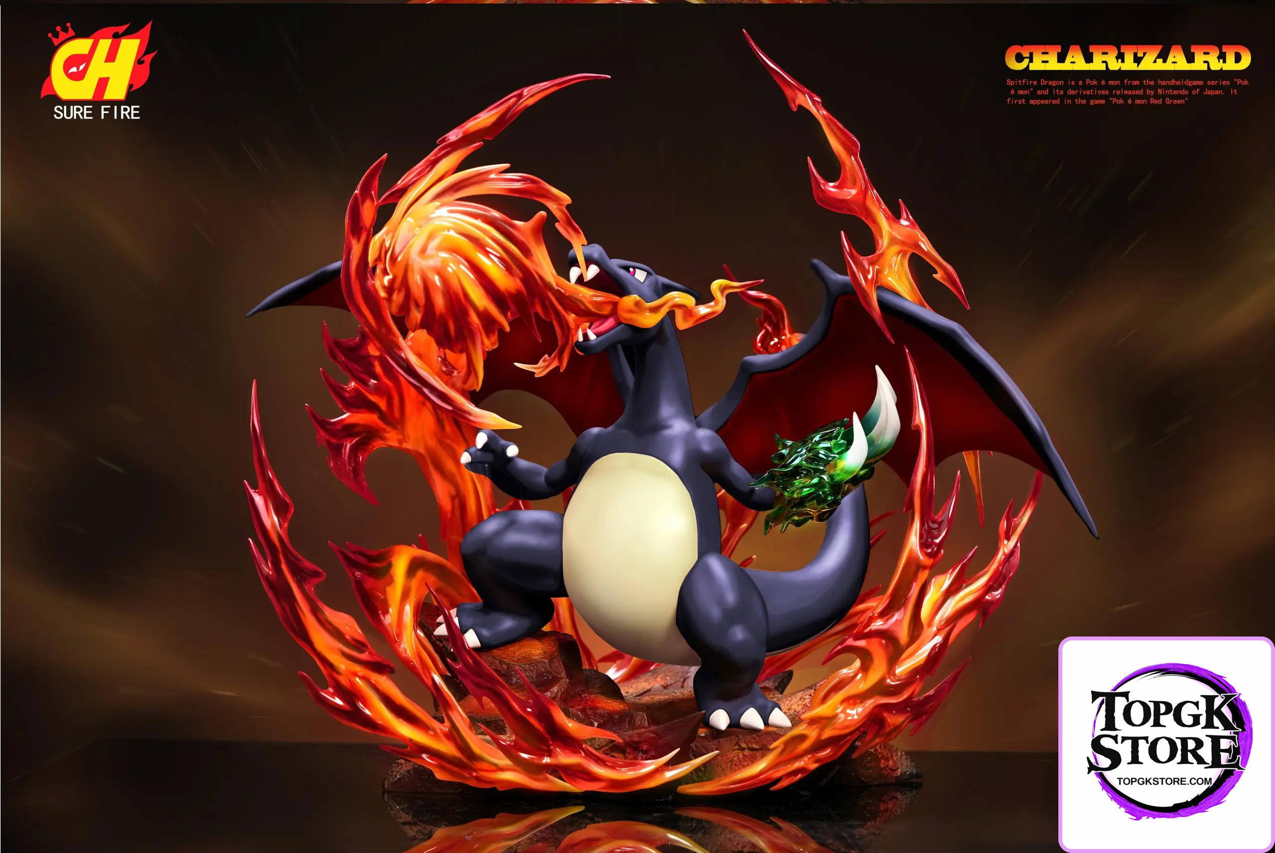 SURE FIRE Studio – Pokémon Series Statue #1 Charizard - Photo 2 | TopGKStore