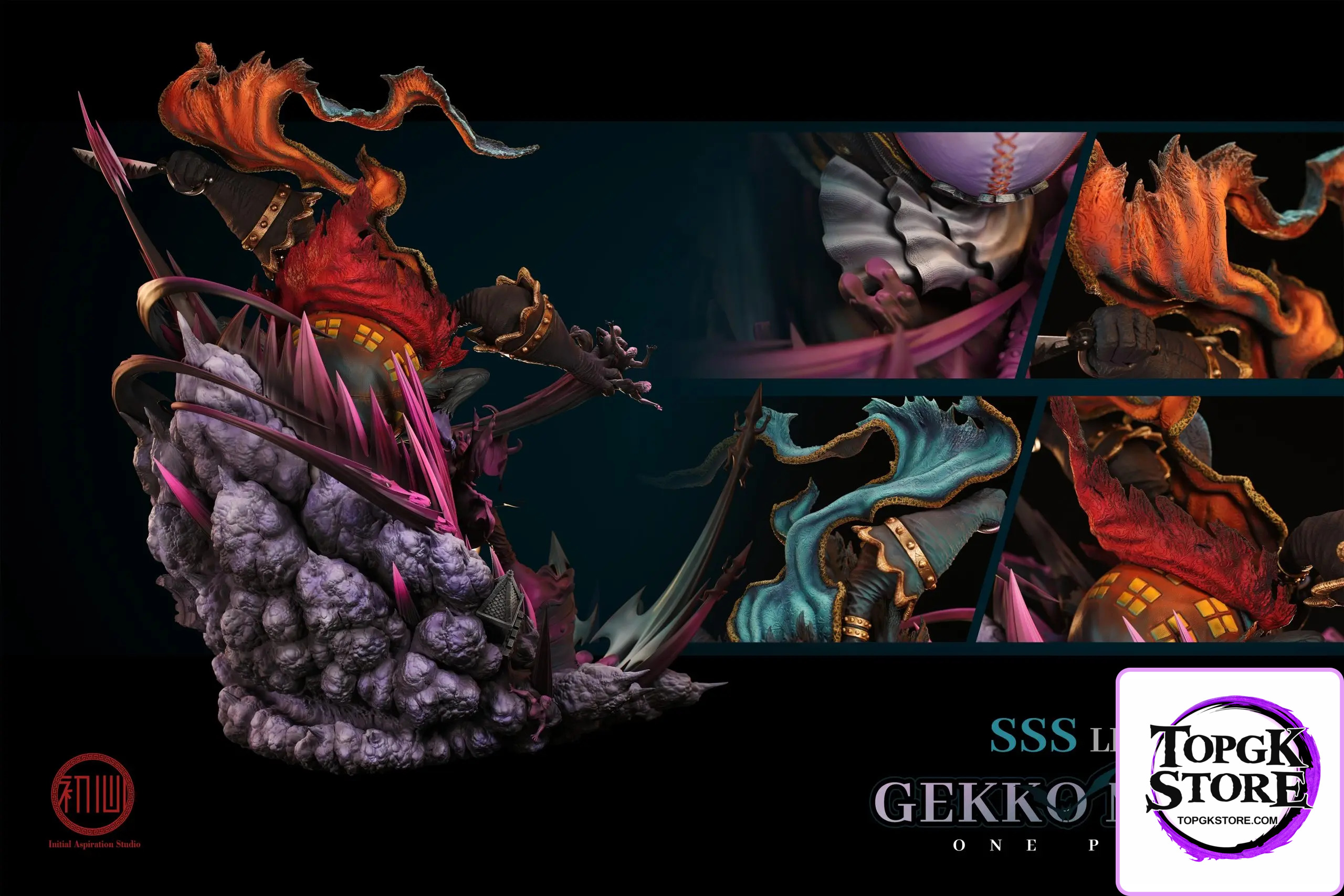 Initial Aspiration Studio – One Piece Seven Warlords of the Sea Series #1 Gekko Moriah - Photo 2 | TopGKStore