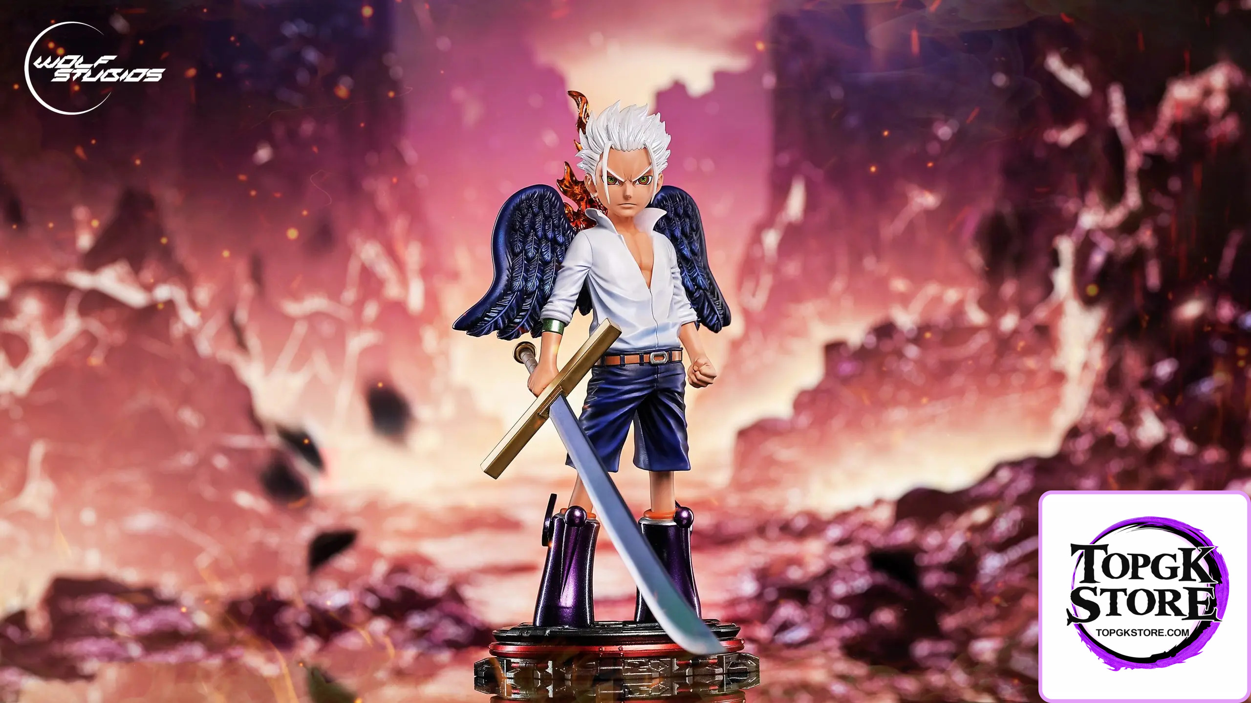 Wolf Studio – One Piece Seraphim Dracule Mihawk - Photo 1 | TopGKStore