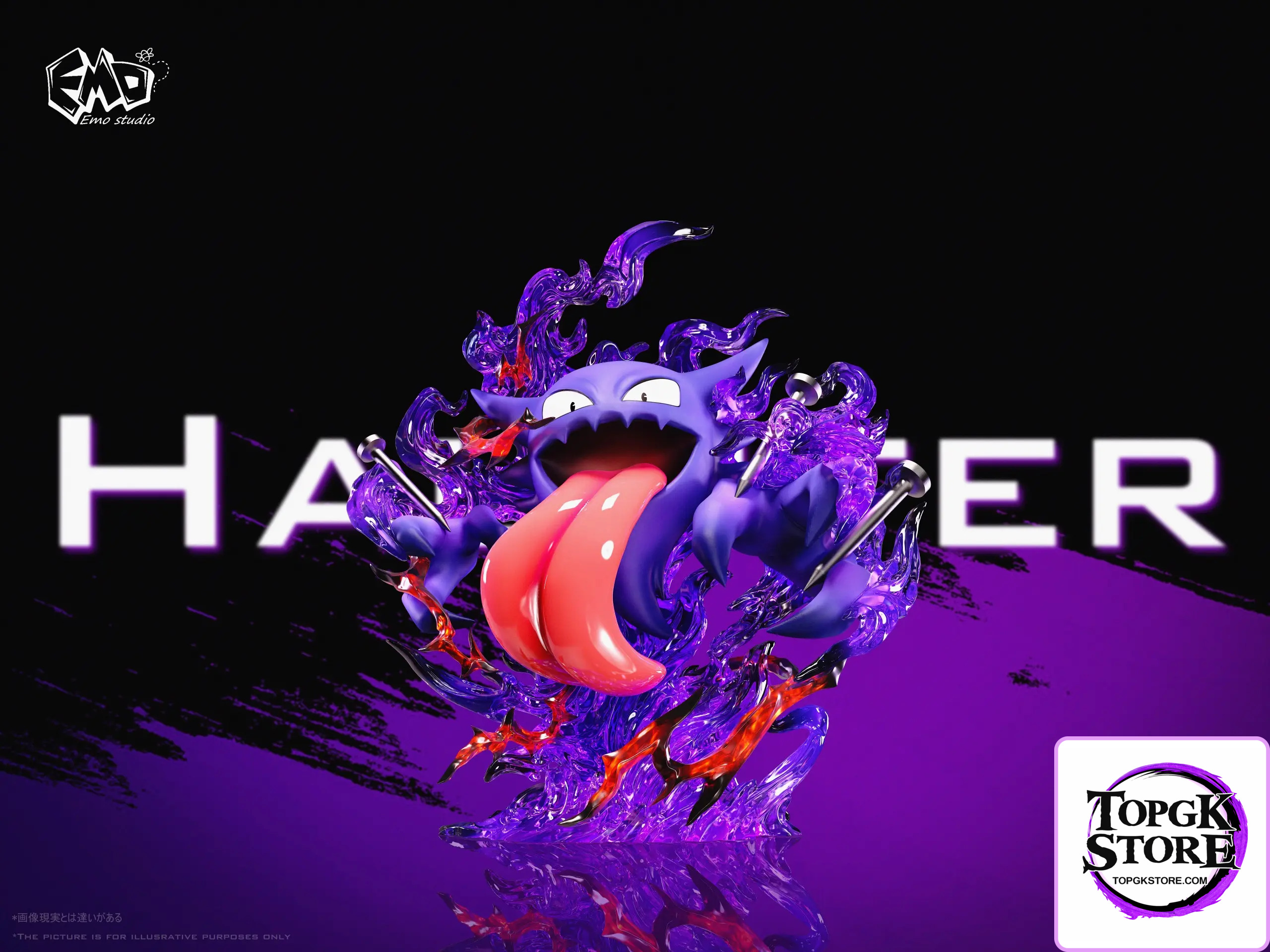 Emo Studio – Pokémon #1 Gastly & Haunter & Gengar - Photo 2 | TopGKStore