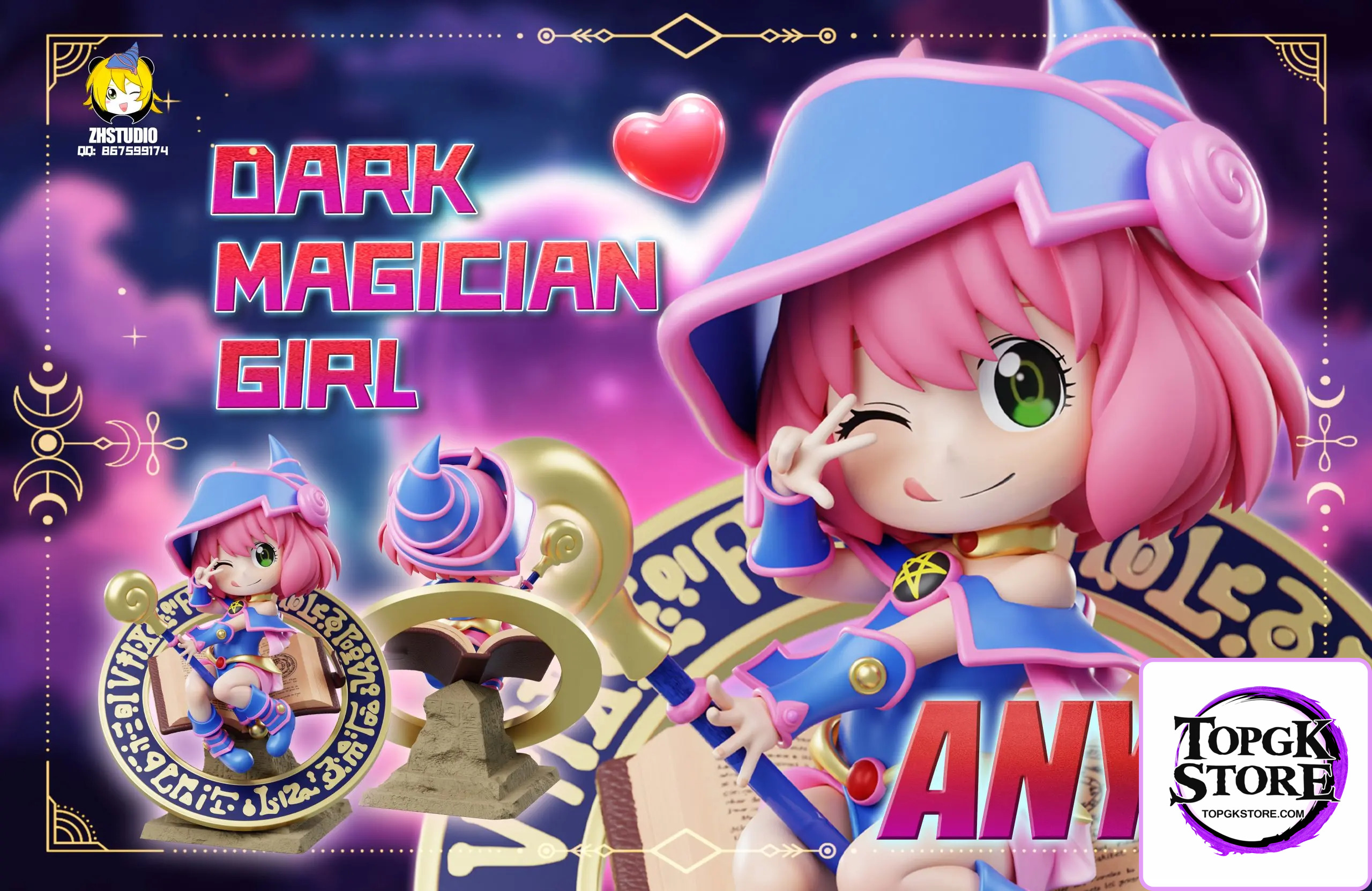 ZH Studio – Spy x Family Anya Forger COS Dark Magician Girl - Photo 5 | TopGKStore