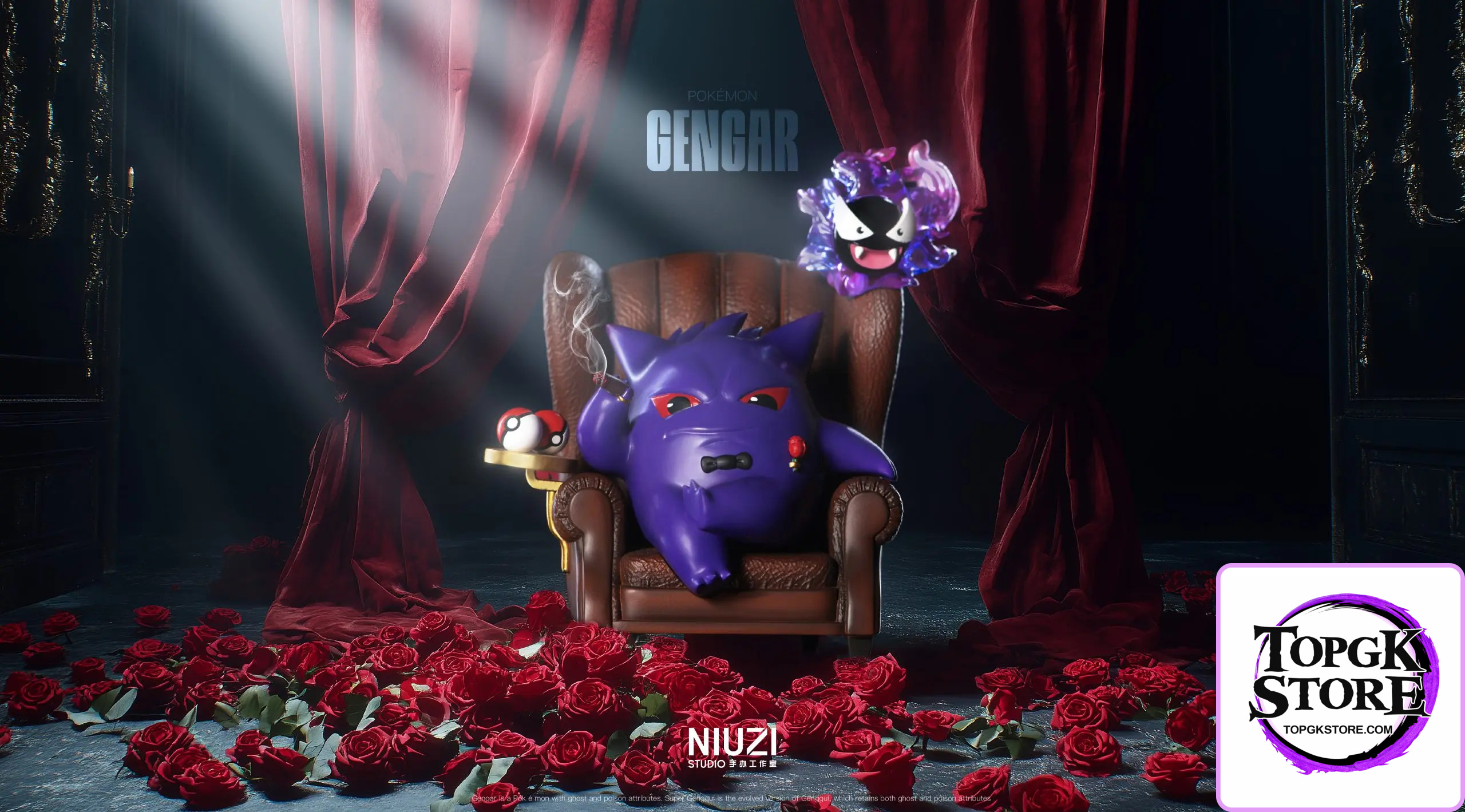 NiuZi Studio – Pokémon Gengar cosplay series #1 The Godfather - Photo 1 | TopGKStore