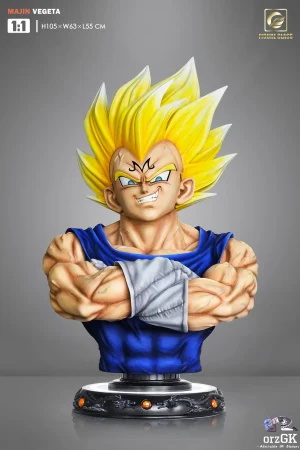 FIGURE CLASS Studio & Tian Qi Studio – Dragon Ball 1/1 Demon Vegeta Bust - Photo 1 | TopGKStore