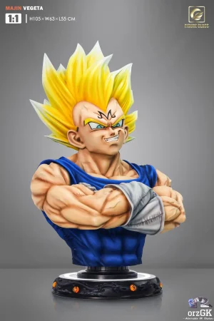 FIGURE CLASS Studio & Tian Qi Studio – Dragon Ball 1/1 Demon Vegeta Bust - Photo 2 | TopGKStore