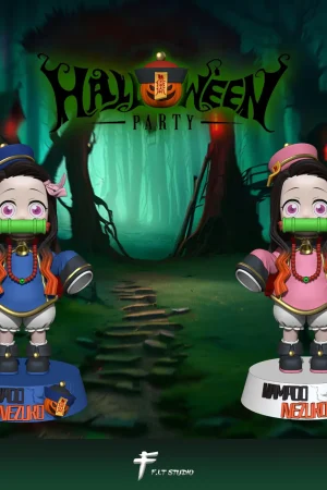 F.I.T Studio – Demon Slayer Chibi Halloween Nezuko - Photo 1 | TopGKStore