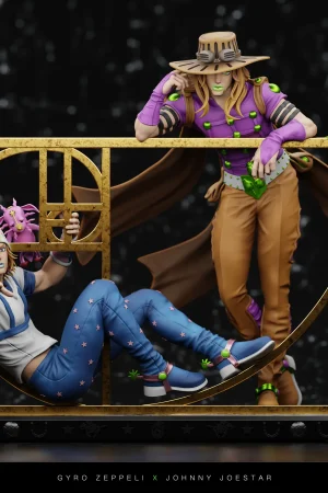 CHIKARA Studio – JOJO’s Bizarre Adventure SBR Johnny Joestar & Gyro Zeppeli [OrzGK collaboration with 3D Arti