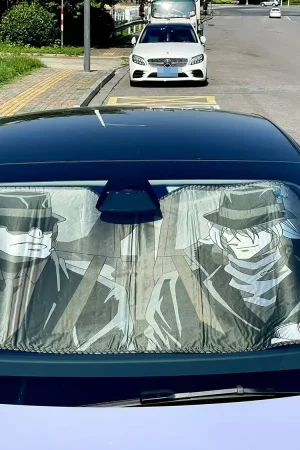 Plover Studio – Detective Conan Car front sunshade Gin - Photo 1 | TopGKStore