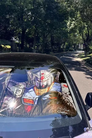 Plover Studio – Gundam Car front sunshade Gundam & ZAKU - Photo 2 | TopGKStore