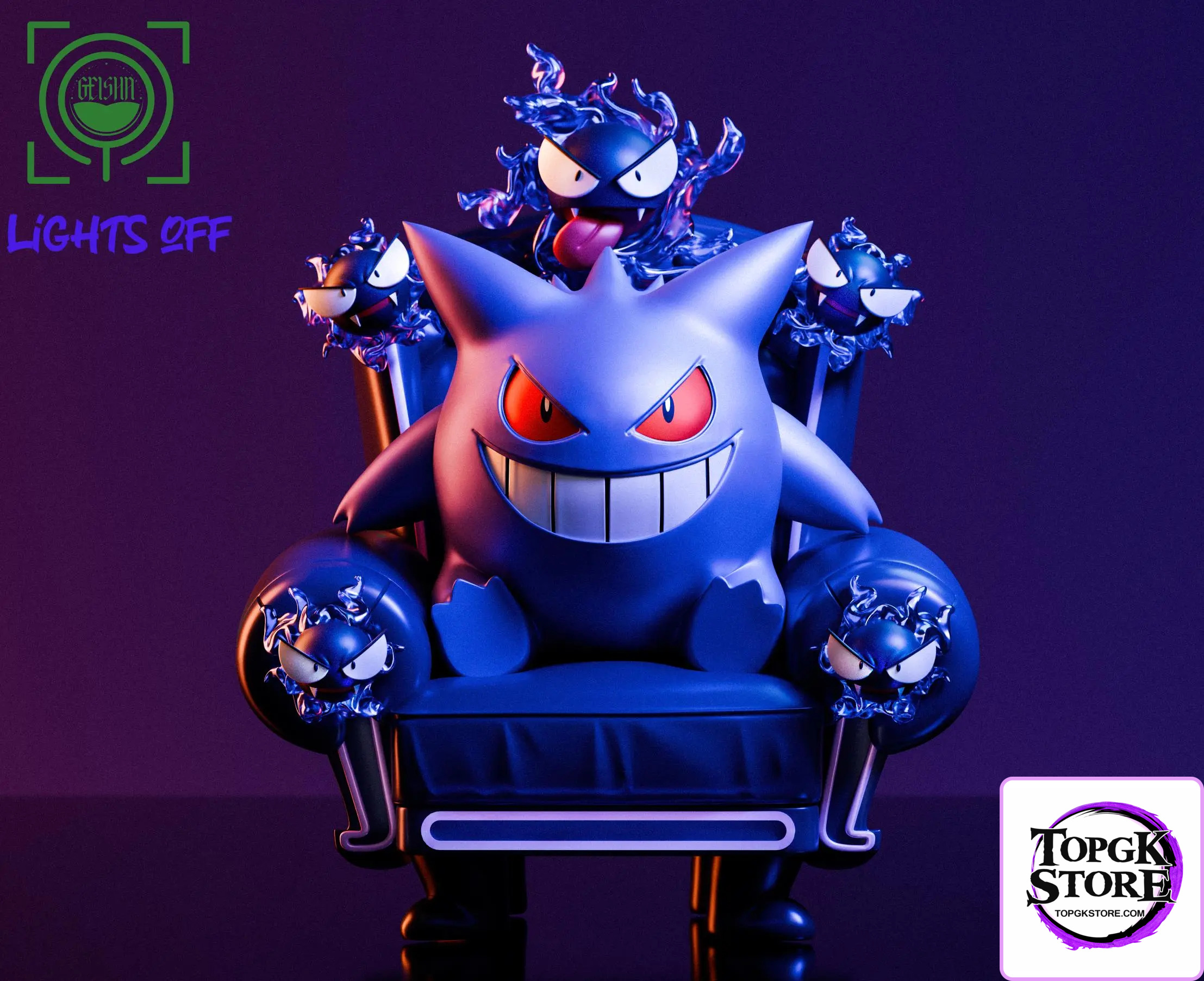 GEISHA Studio – Pokémon Gengar Throne - Photo 1 | TopGKStore
