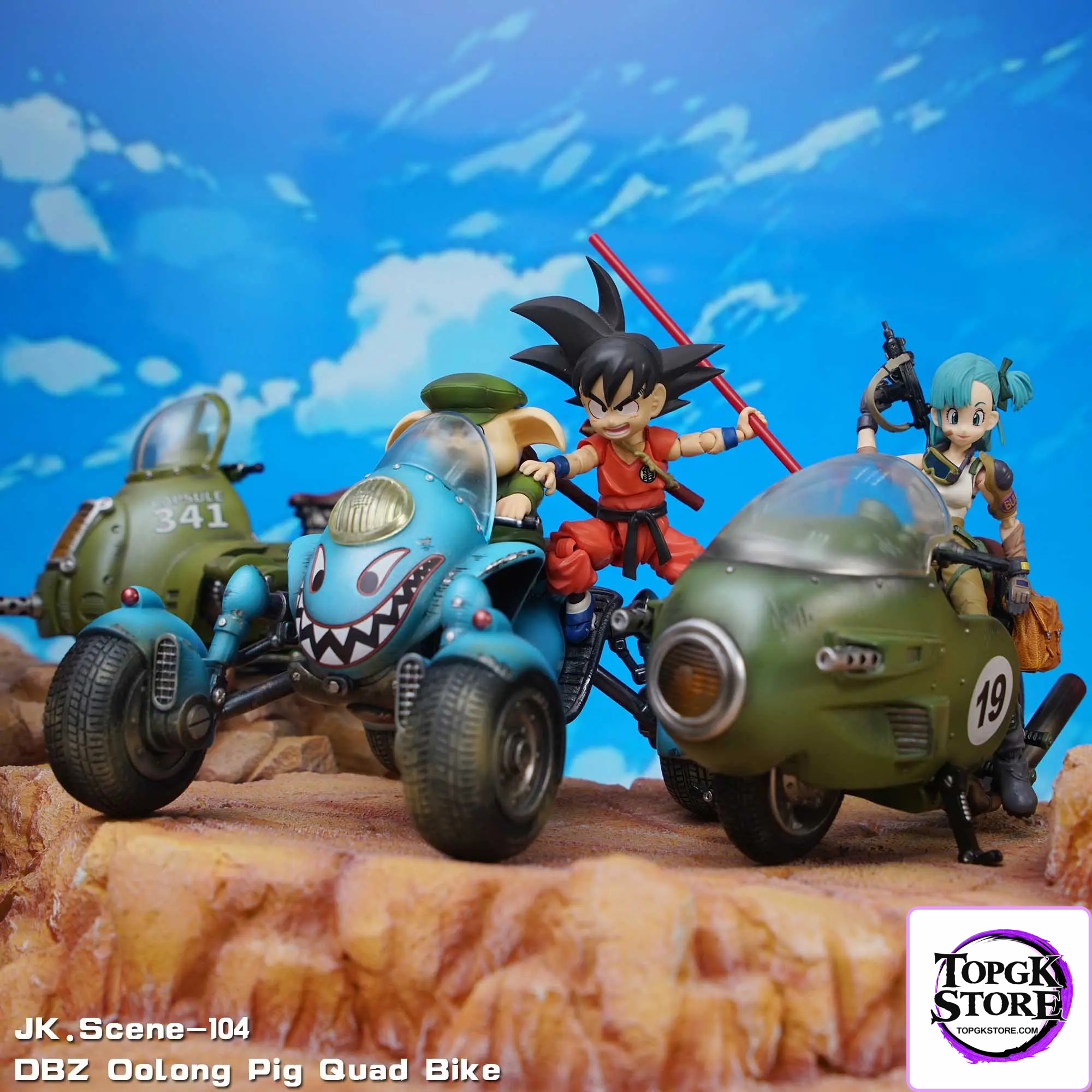JacksDo Studio – Dragon BallOolong Four-wheeled Motorcycle - Photo 2 | TopGKStore