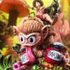 Mo Jie Wu Du Studio – One Piece Strange Forest Adventure #4 Luffy & Fishtail Monkey - Photo 1 | TopGKStore