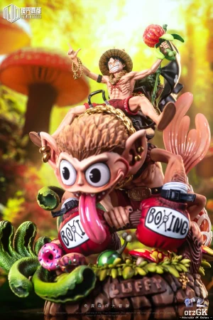 Mo Jie Wu Du Studio – One Piece Strange Forest Adventure #4 Luffy & Fishtail Monkey - Photo 1 | TopGKStore