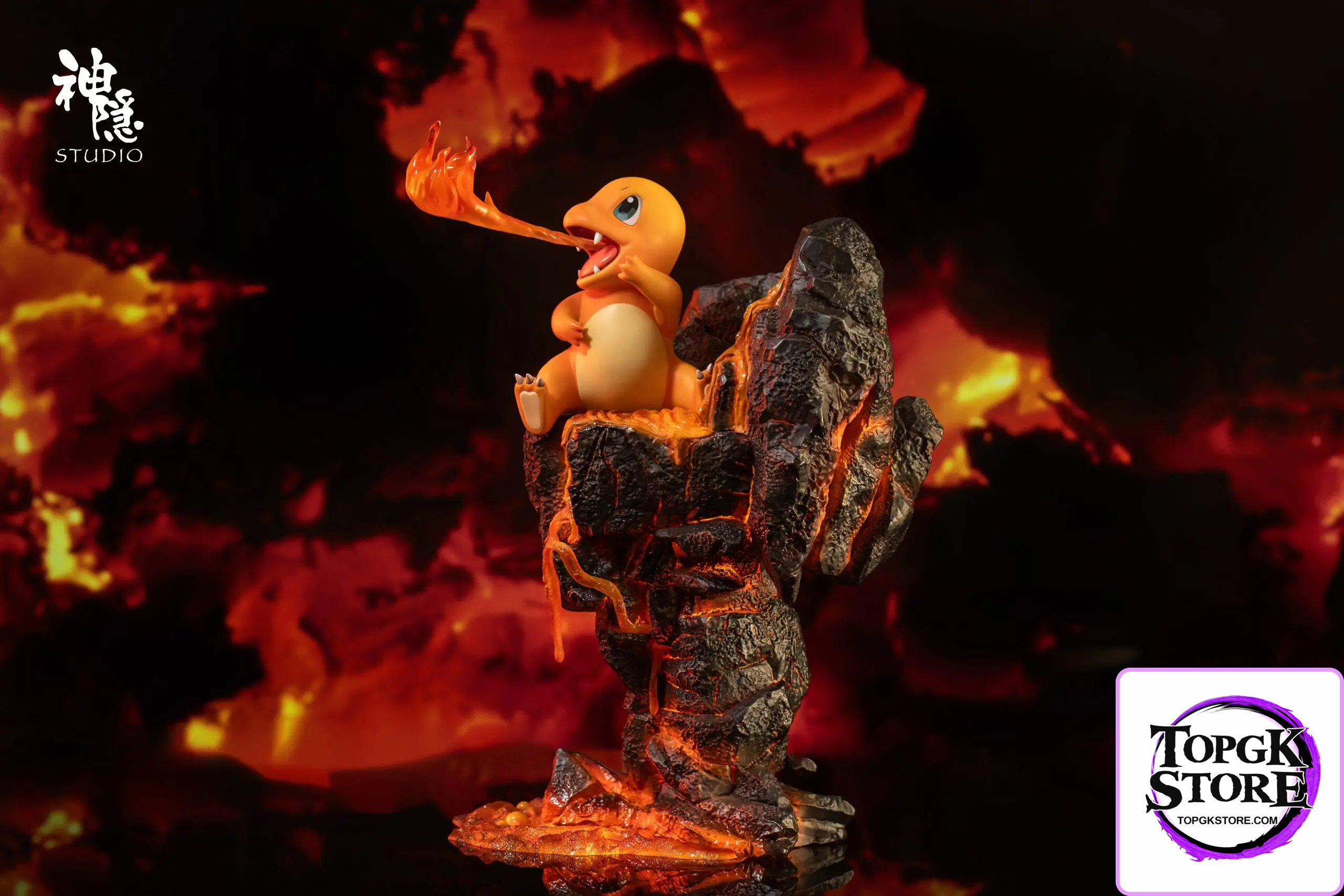 Shen Yin Studio – Pokémon Charmander on Lava - Photo 2 | TopGKStore