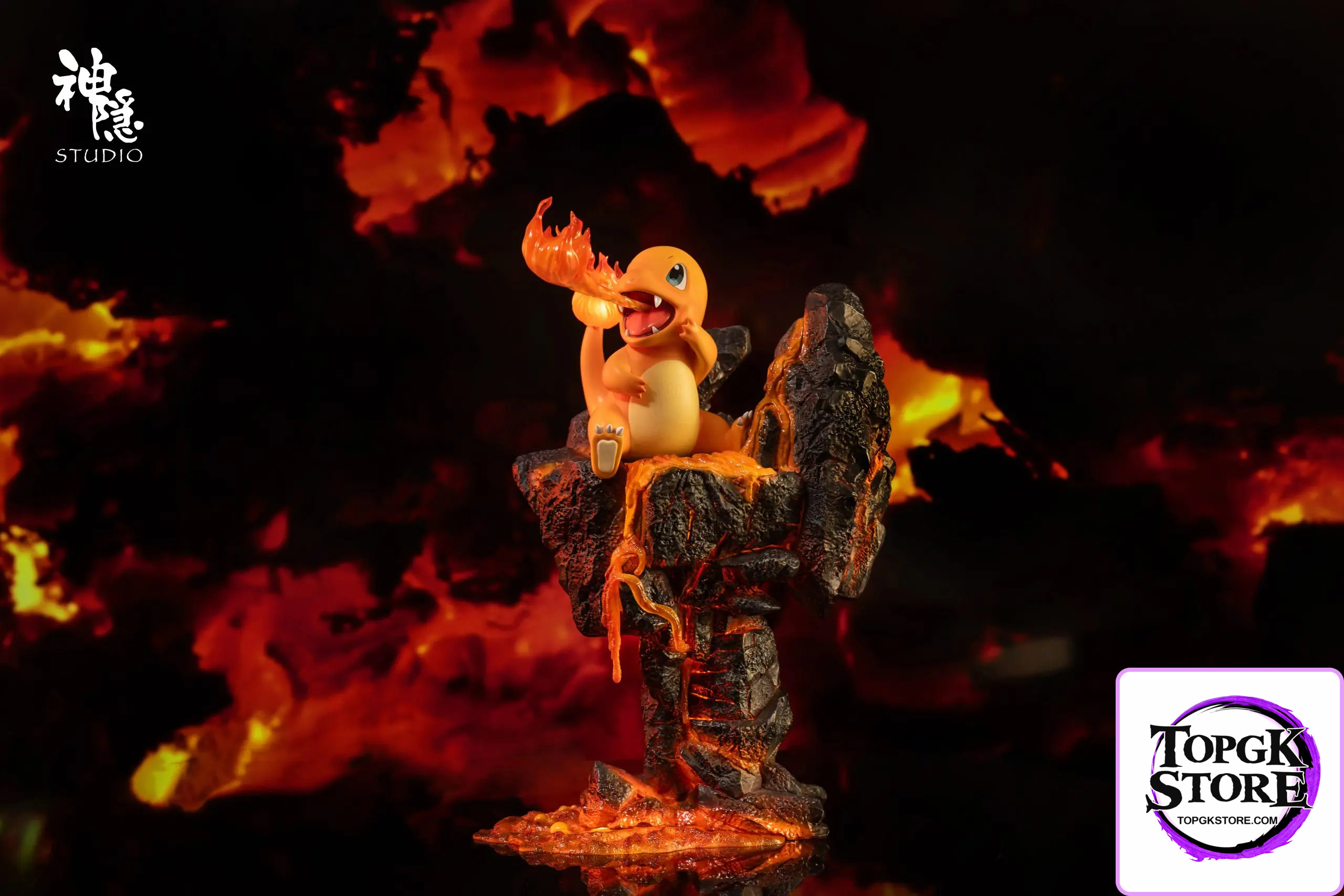 Shen Yin Studio – Pokémon Charmander on Lava - Photo 1 | TopGKStore