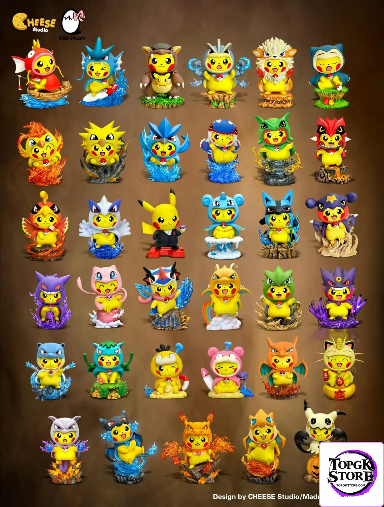 CHEESE Studio & EGG Studio  – Pokémon Pikachu COS Kangaskhan - Photo 2 | TopGKStore