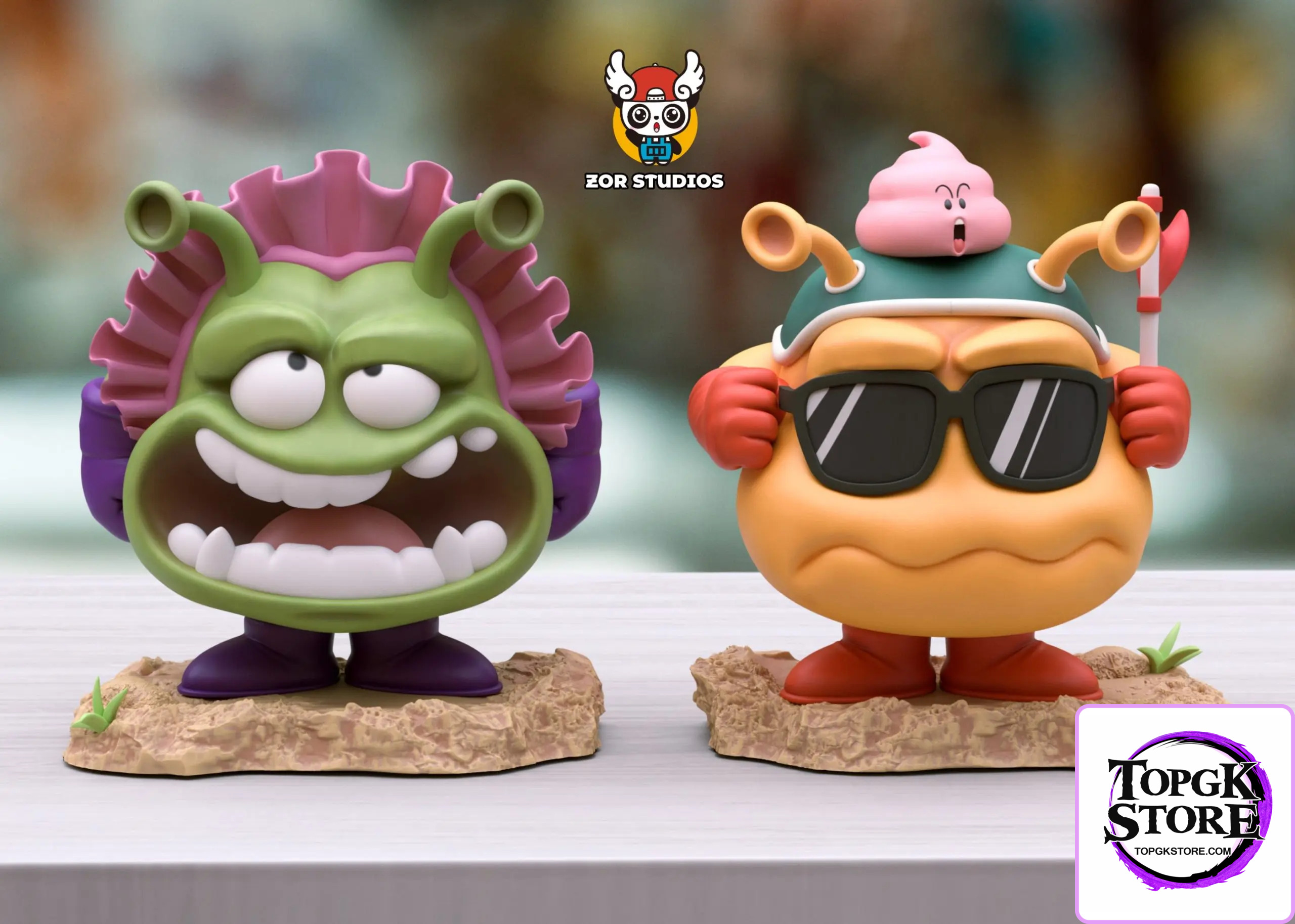 ZOR Studio –  Dr. Slump Penguin Village Family Portrait Series #6 King Nico & Retainers & Vehicles - Photo 2 | 