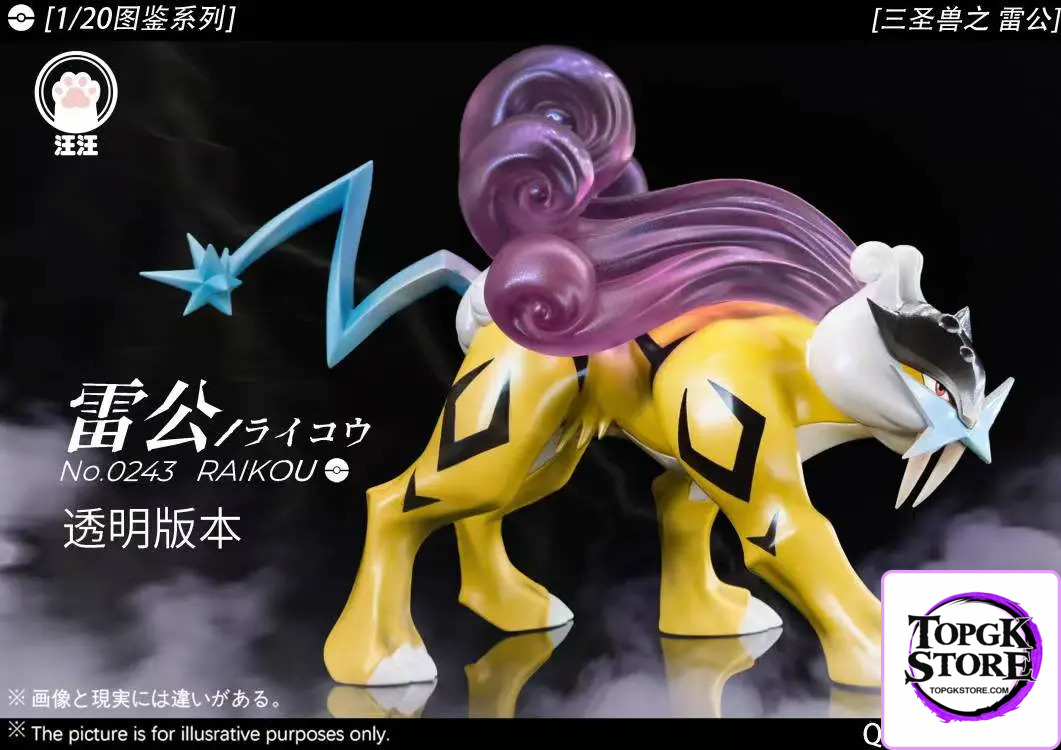 Wang Wang Studio – Pokémon Legendary beasts #2 Raikou - Photo 7 | TopGKStore