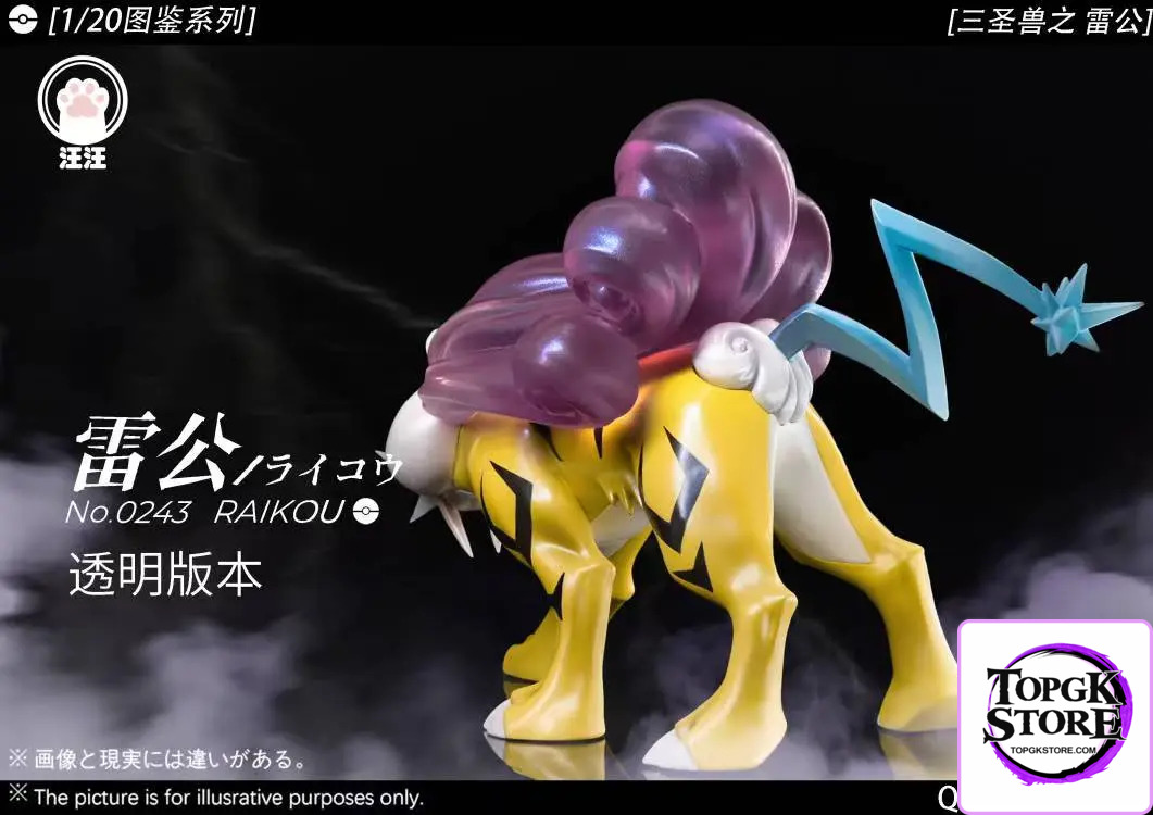 Wang Wang Studio – Pokémon Legendary beasts #2 Raikou - Photo 6 | TopGKStore