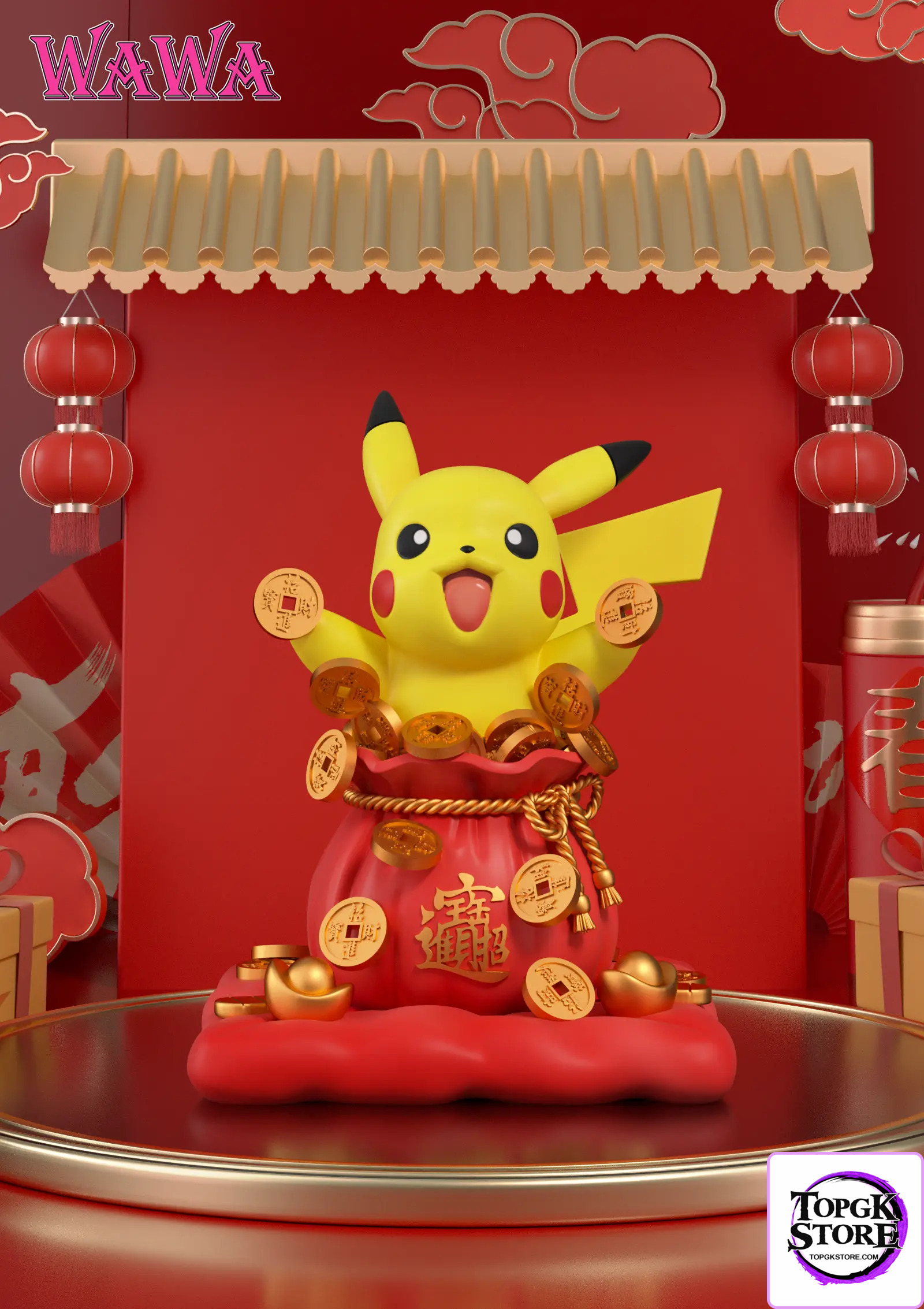 WAWA Studio – Pokémon Lucky Series Lucky Pikachu - Photo 1 | TopGKStore