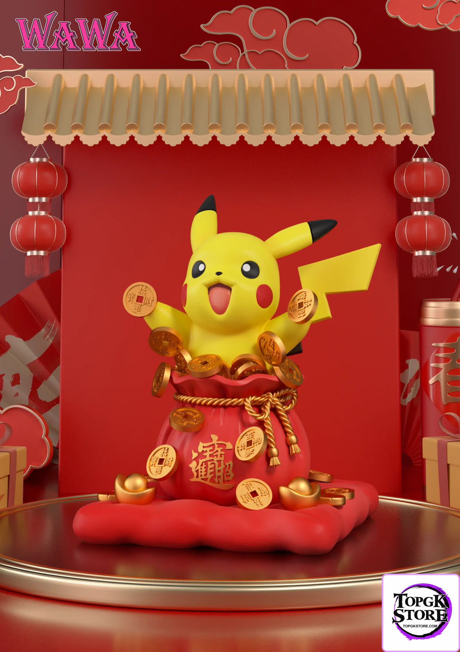 WAWA Studio – Pokémon Lucky Series Lucky Pikachu - Photo 2 | TopGKStore