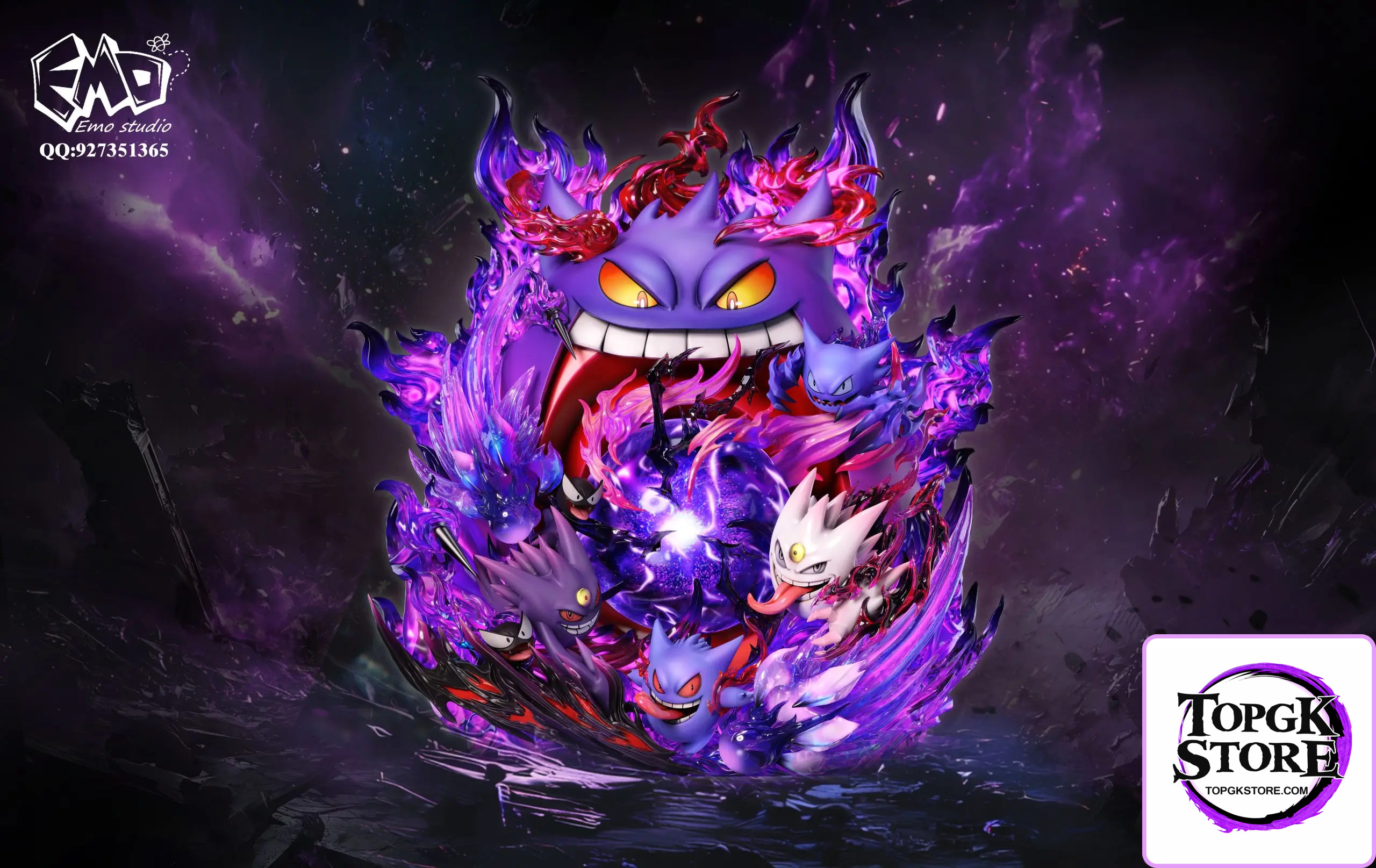 Emo Studio – Pokemon Emo Graduation Model #1 Gengar - Photo 10 | TopGKStore
