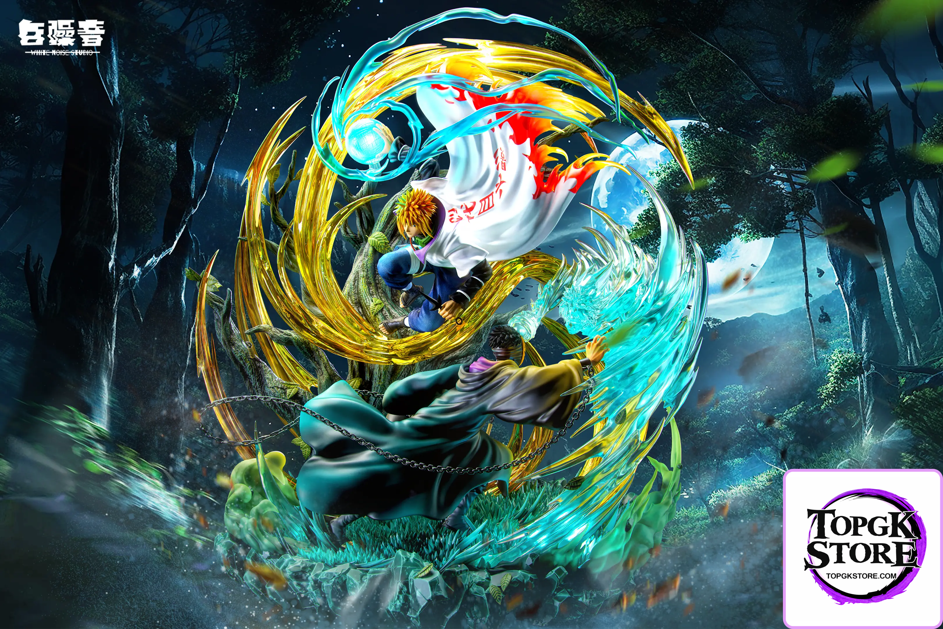 White Noise Studio – Naruto Minato Namikaze VS Uchiha Obito - Photo 2 | TopGKStore