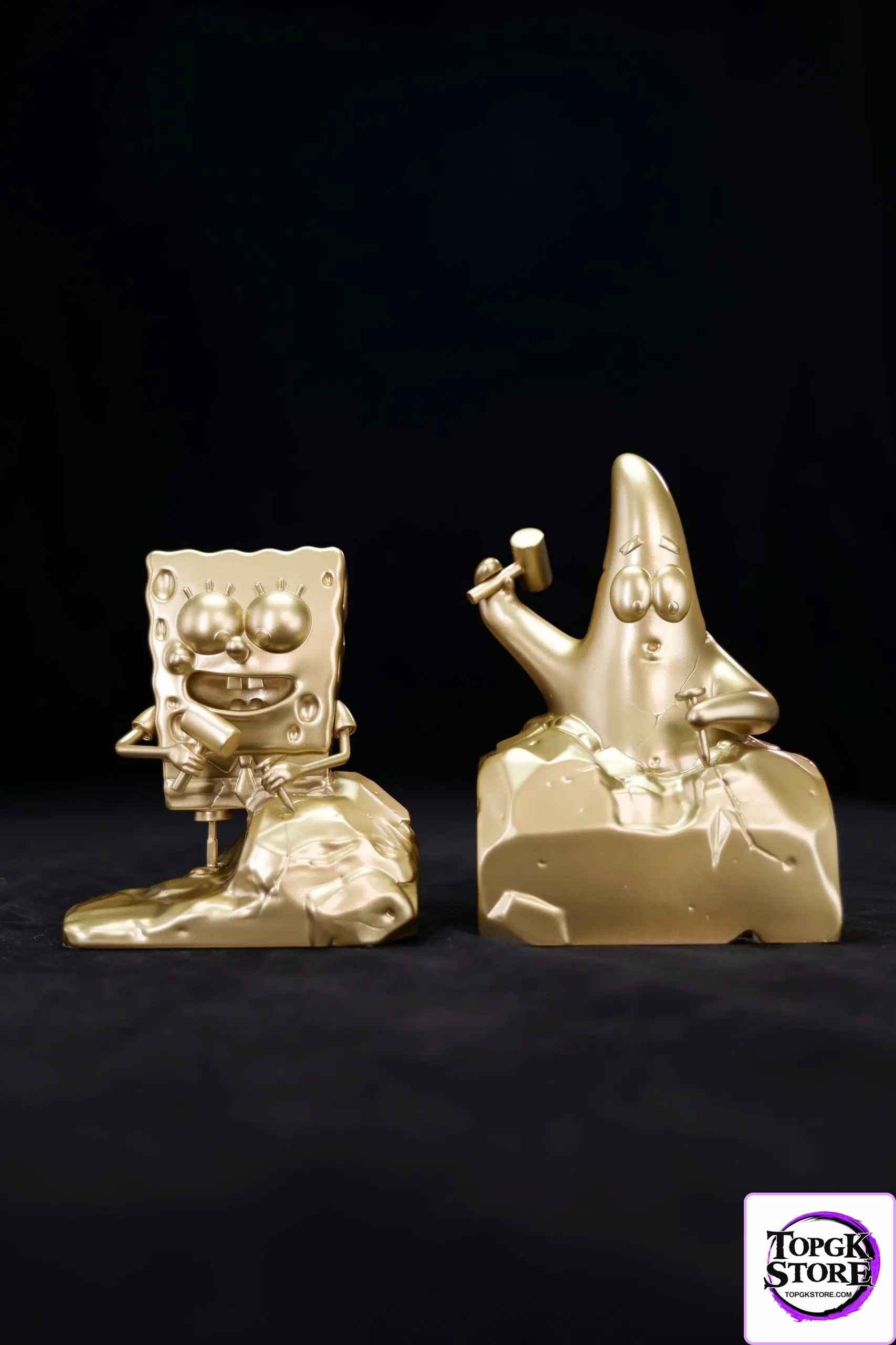Chao She Studio – SpongeBob SquarePants & Patrick Star Sculptor Series Gold Version - Photo 1 | TopGKStore