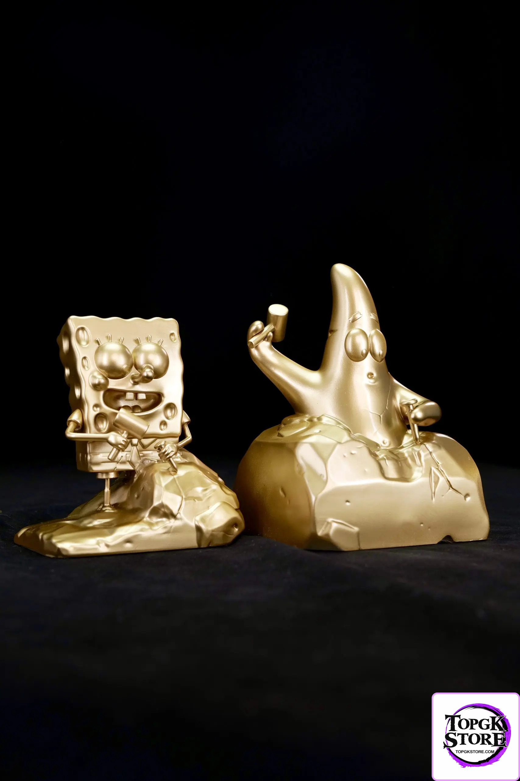 Chao She Studio – SpongeBob SquarePants & Patrick Star Sculptor Series Gold Version - Photo 2 | TopGKStore