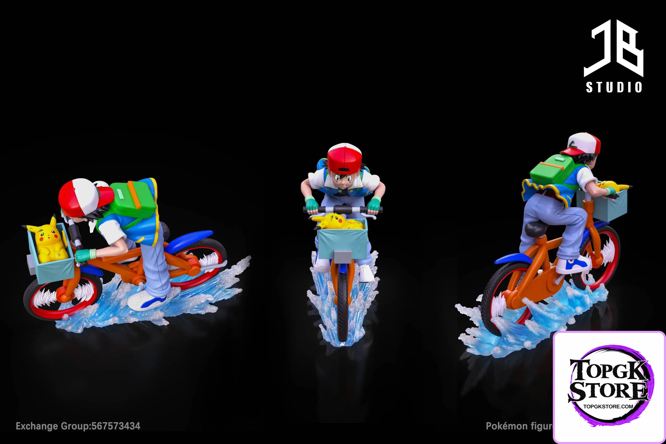 JB Studio – Pokémon Vehicle Series Ash Ketchum & Pikachu - Photo 2 | TopGKStore